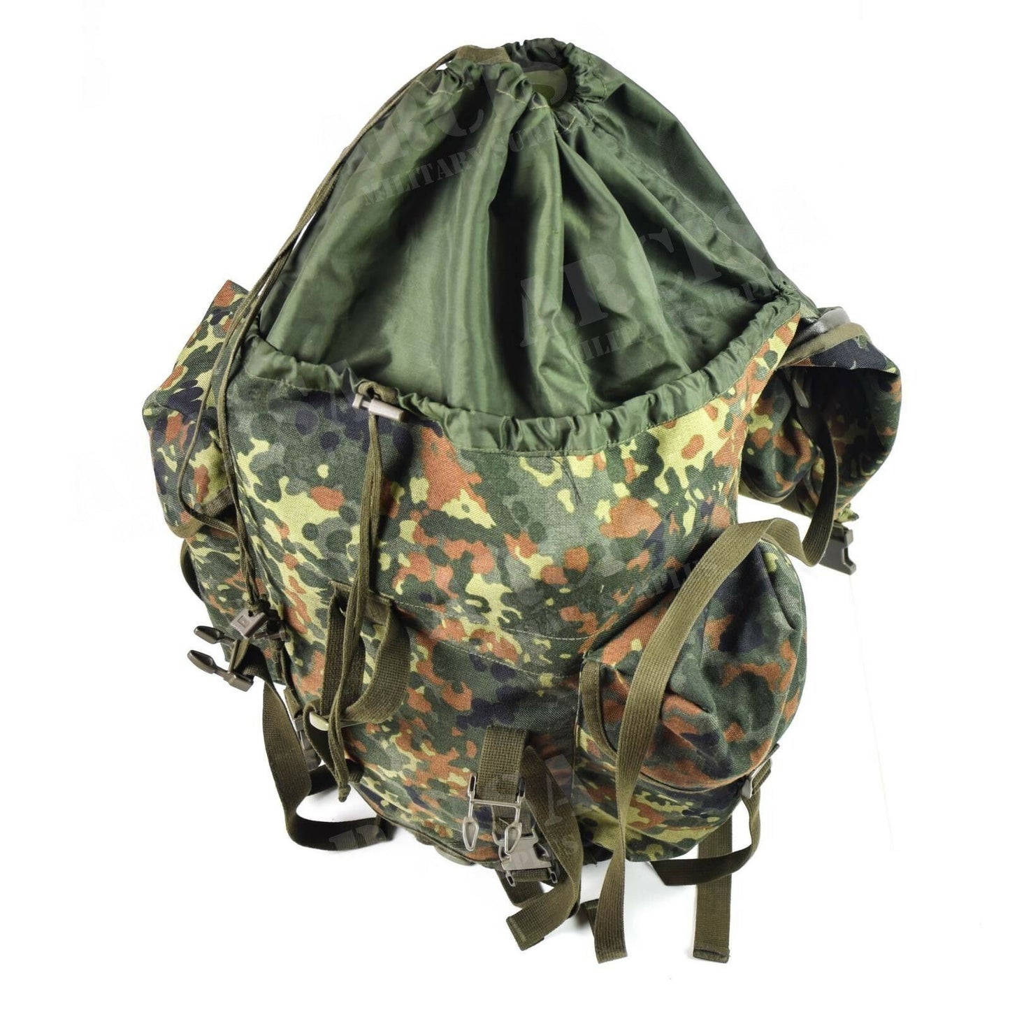 Vokietijos kariuomenės taktinė kuprinė 65L Flecktarn marginimo