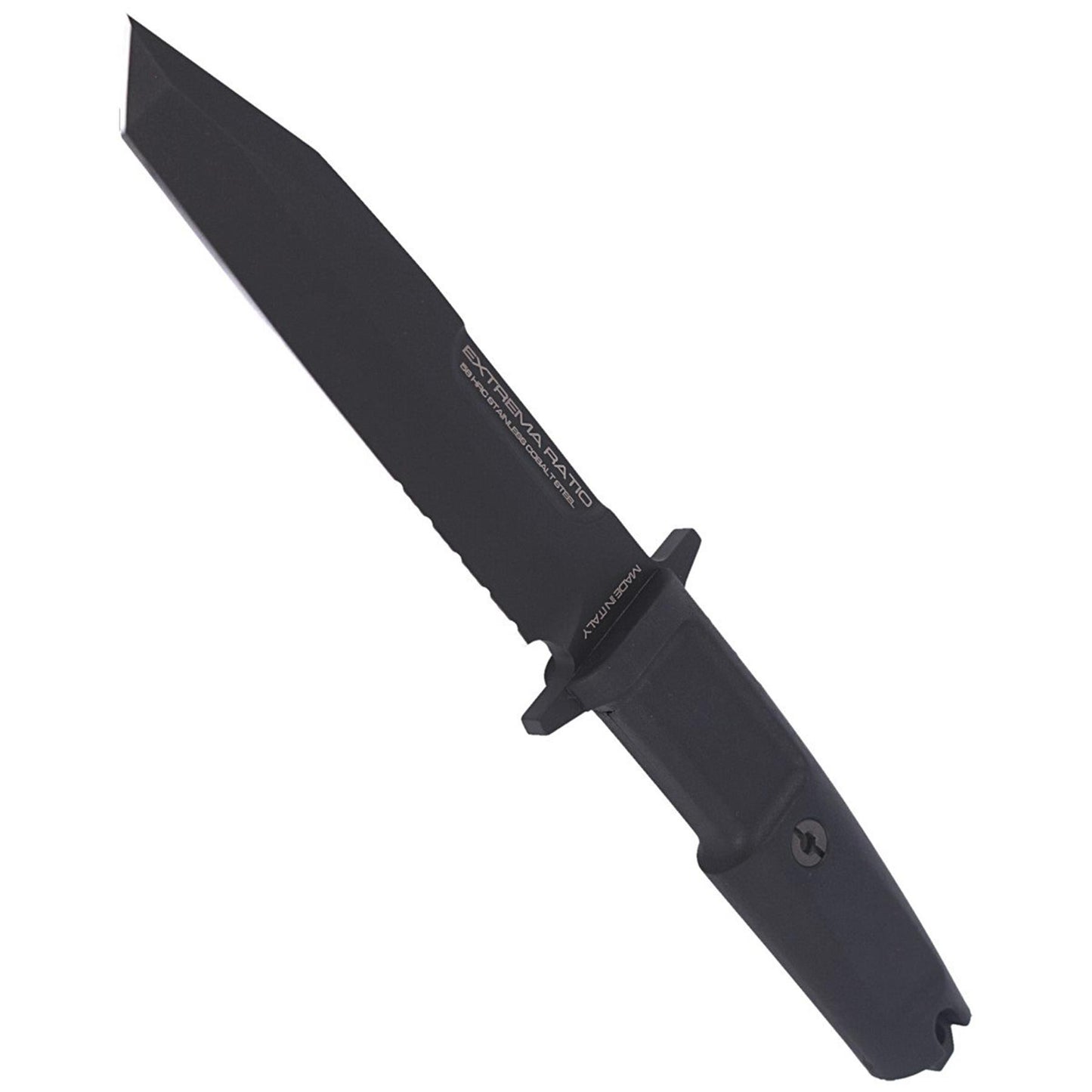 ExtremaRatio FULCRUM S taktinis tanto formos peilis su tvirta N690 plieno geležte ir patvaria rankena.