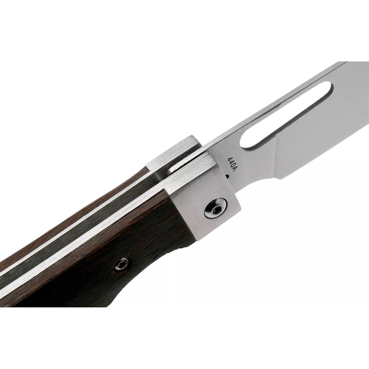 BOKER Outdoor Cuisine III sulankstomas peilis su raudonmedžio rankena ir nerūdijančio plieno ašmenimis