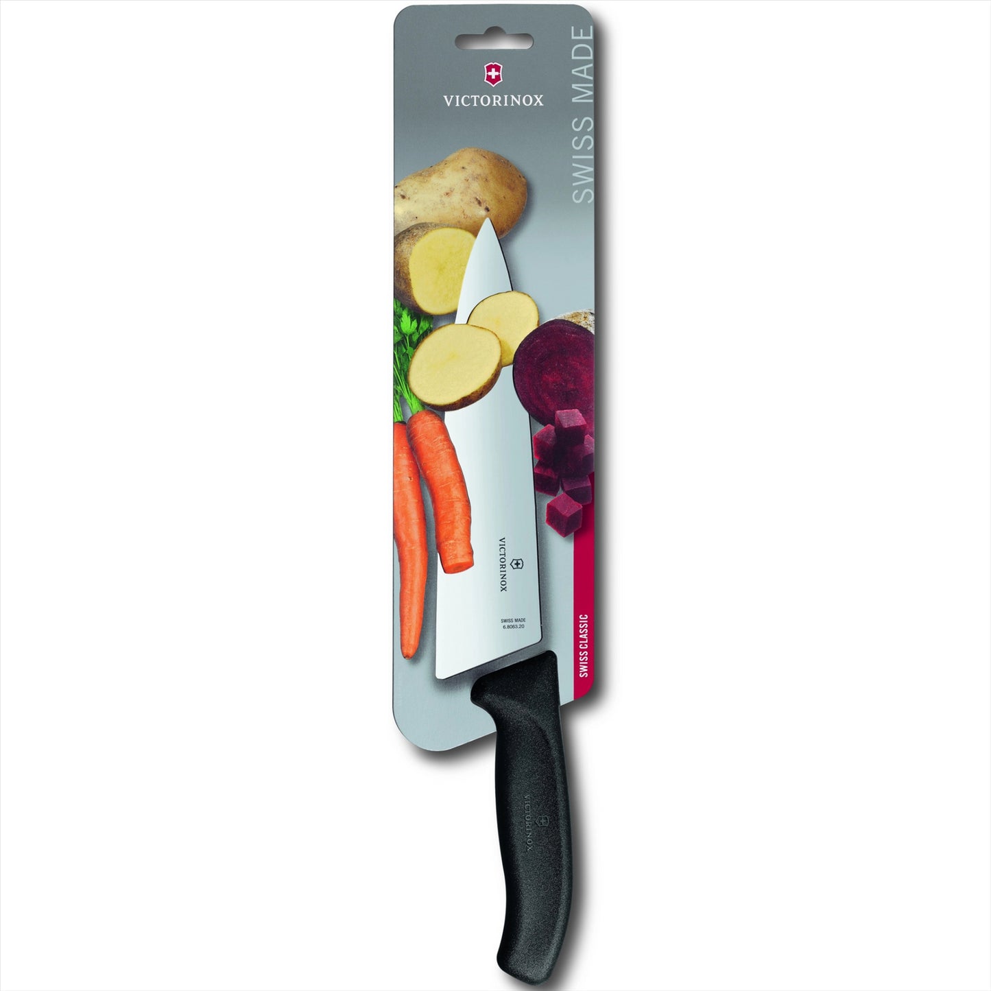 Victorinox Swiss Classic virtuvinis 20cm fiksuotas peilis iš nerūdijančio plieno