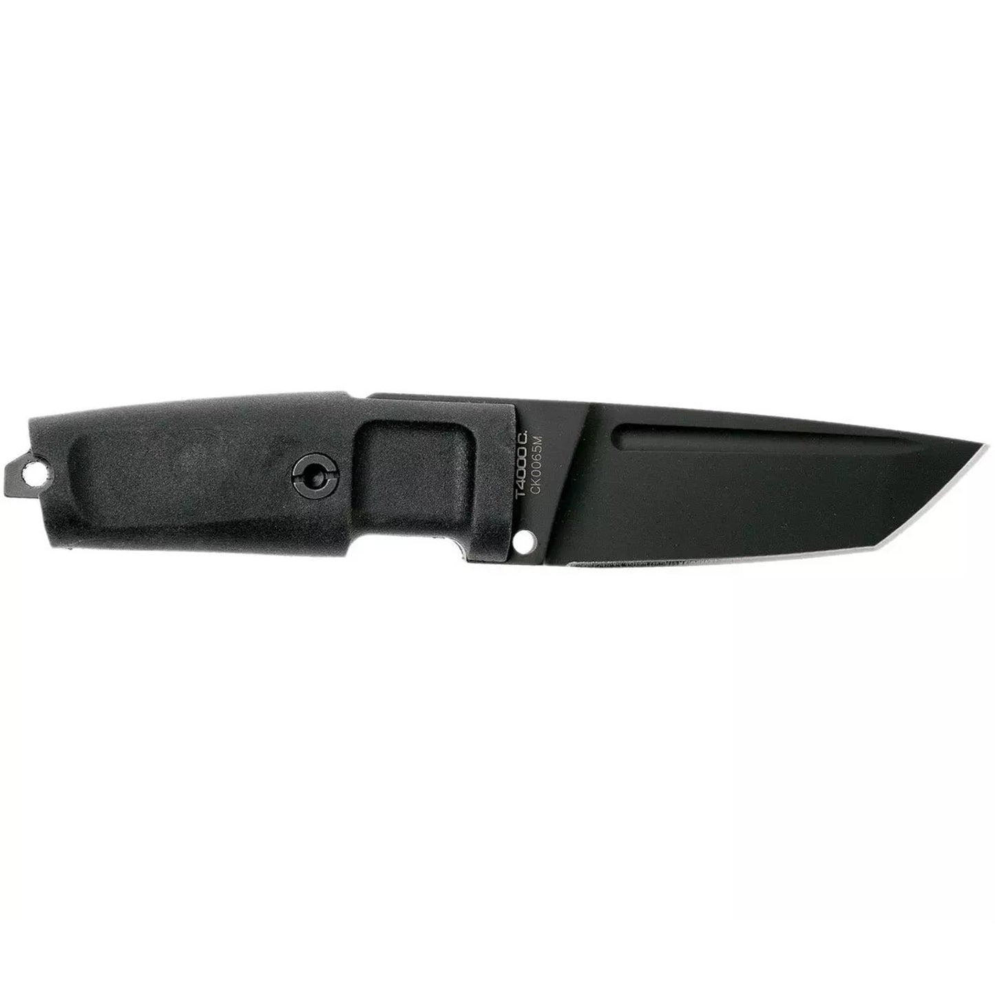 ExtremaRatio T4000 C fiksuotas taktinis tanto formos peilis N690 plienas su ergonomine rankena ir tvirtu ašmeniu.