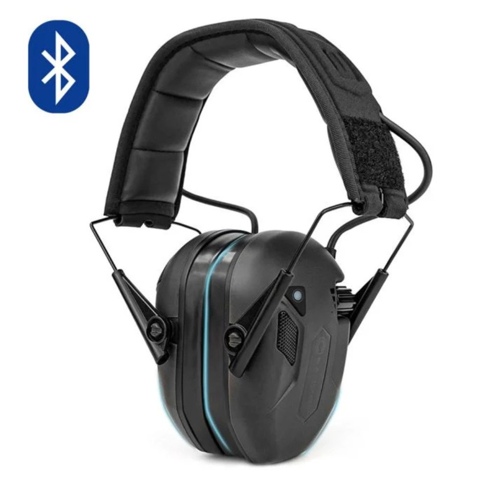 Earmor M300T Bluetooth elektroninės apsauginės ausinės šaudymui NRR 22 juodos