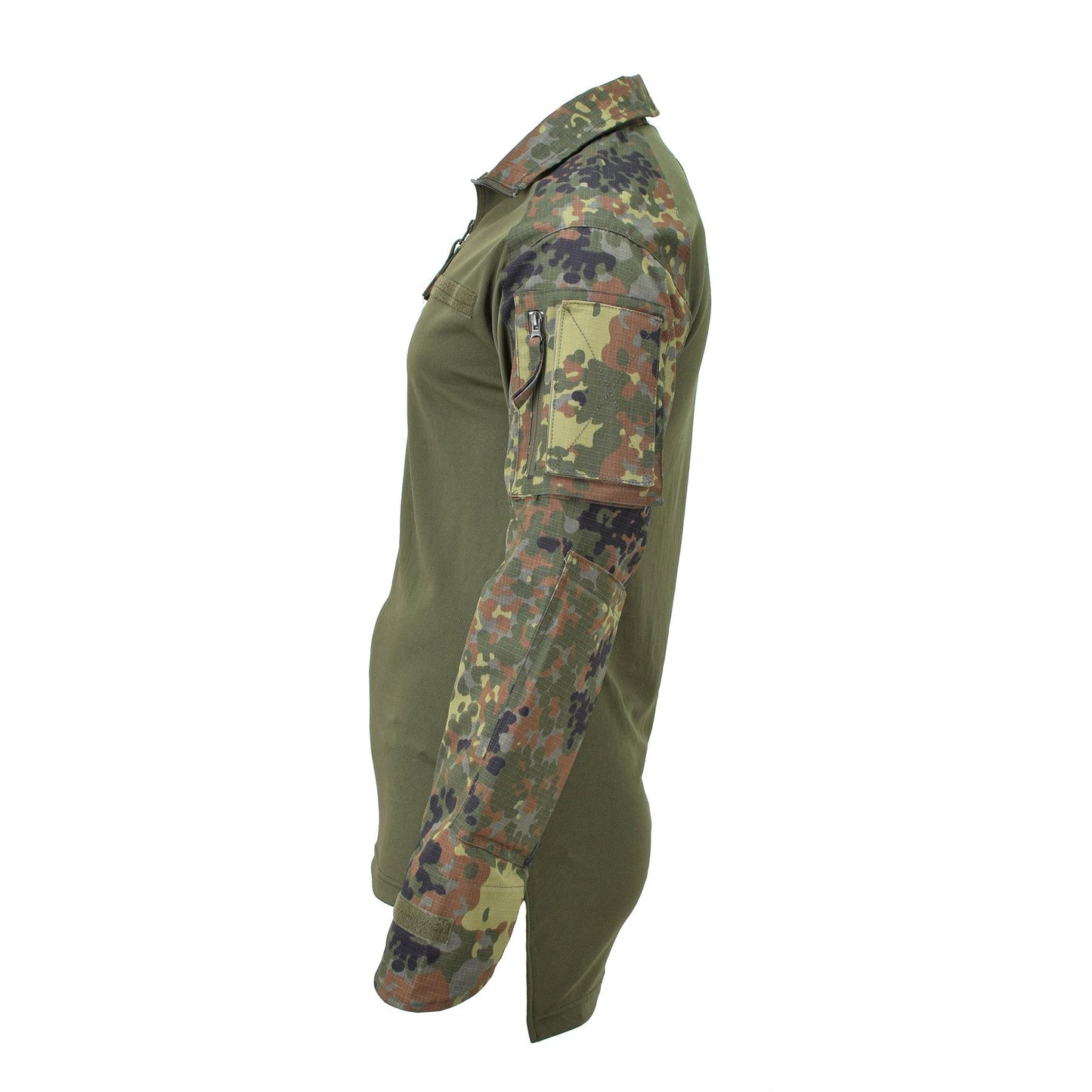 TACGEAR Vokietijos kariuomenės stiliaus taktiniai marškiniai Flectarn marginimo, patvarūs ir komfortiški.