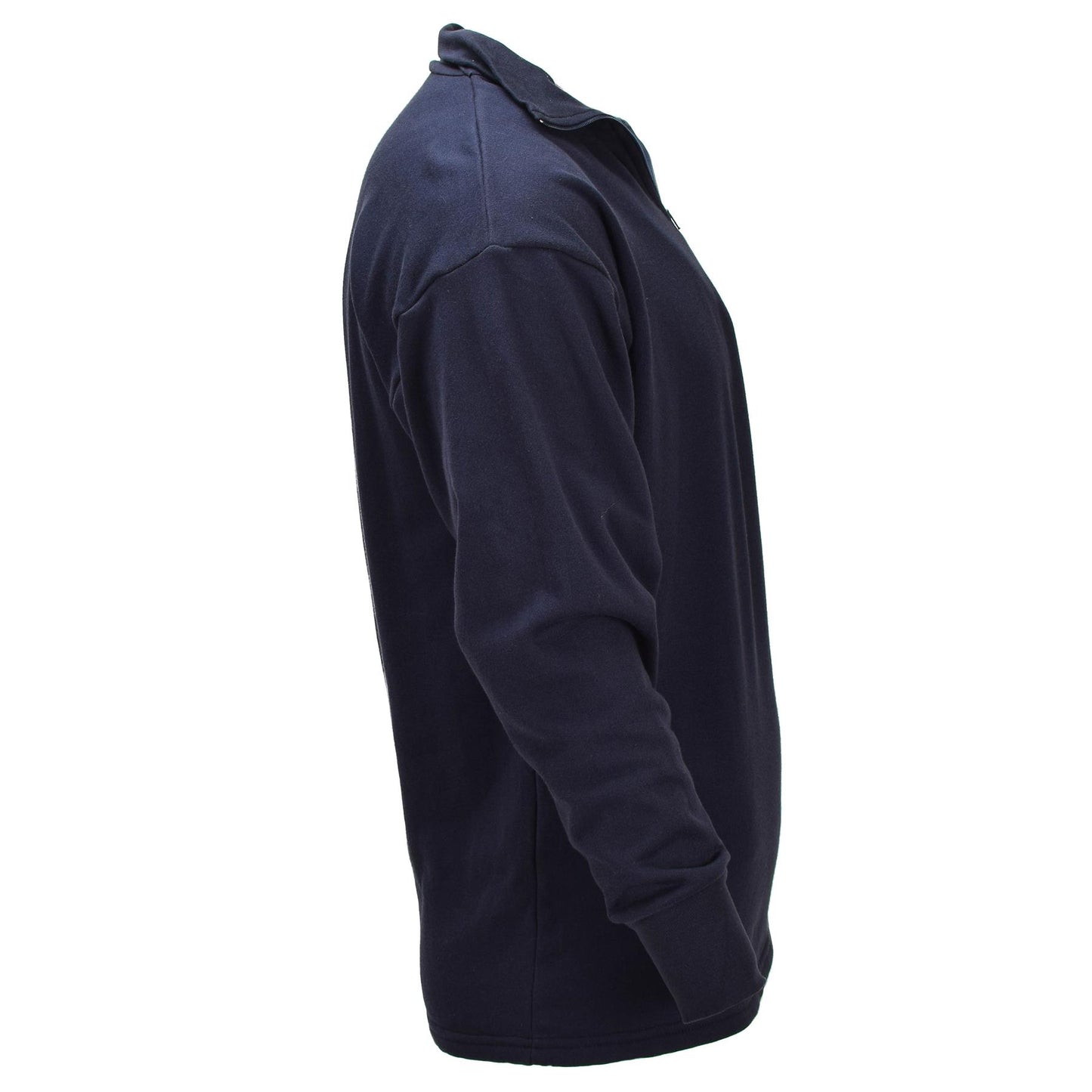 Olandijos kariuomenės termo marškinėliai su užtrauktuku iki krūtinės mėlyni