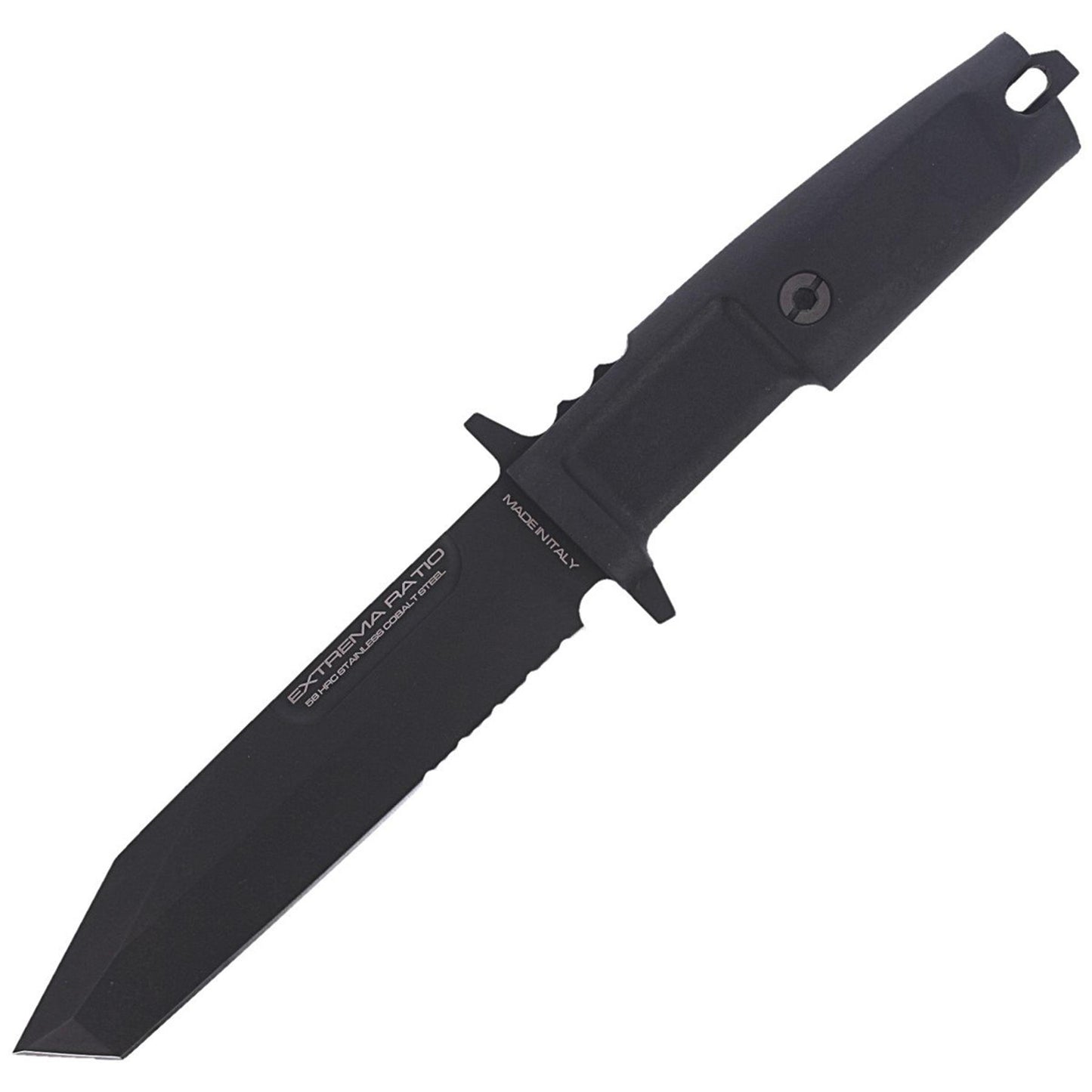ExtremaRatio FULCRUM S taktinis tanto formos peilis su N690 plieno geležte ir tvirtu Forprene rankena.