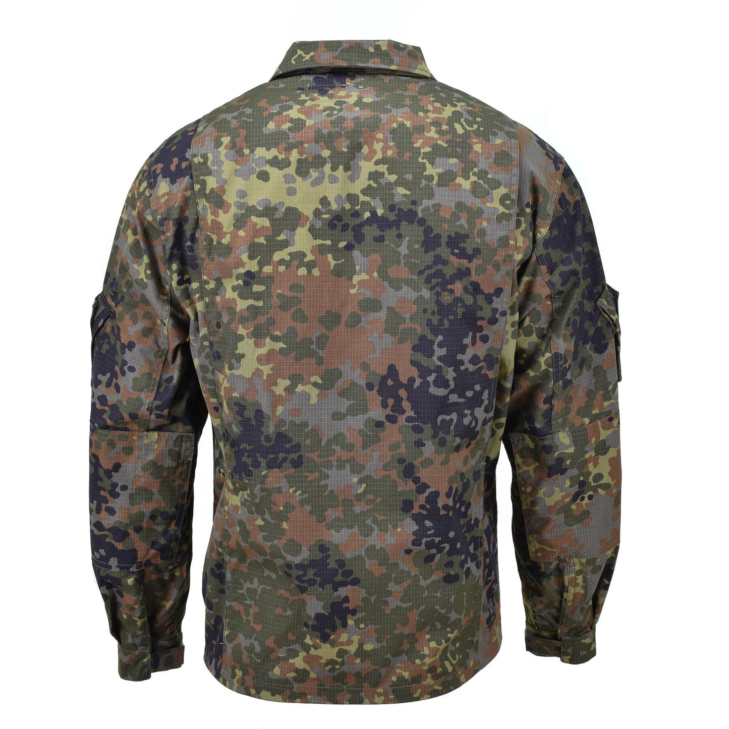 TACGEAR Vokietijos kariuomenės stiliaus švarkas Flecktarn marginimo, patvarus kariuomenės kamufliažas lauko veikloms.