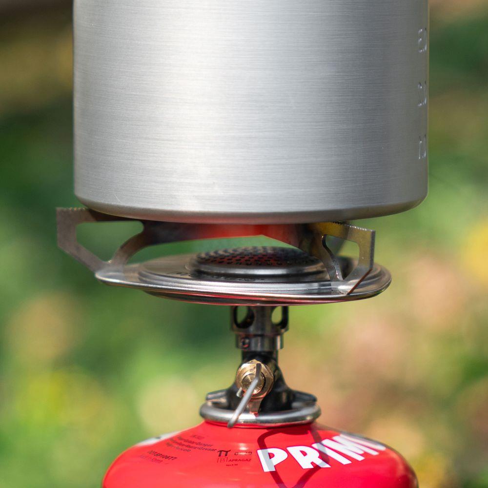 Primus Essential Trail Stove kompaktiška dujinė viryklė stovyklavimui reguliuojama