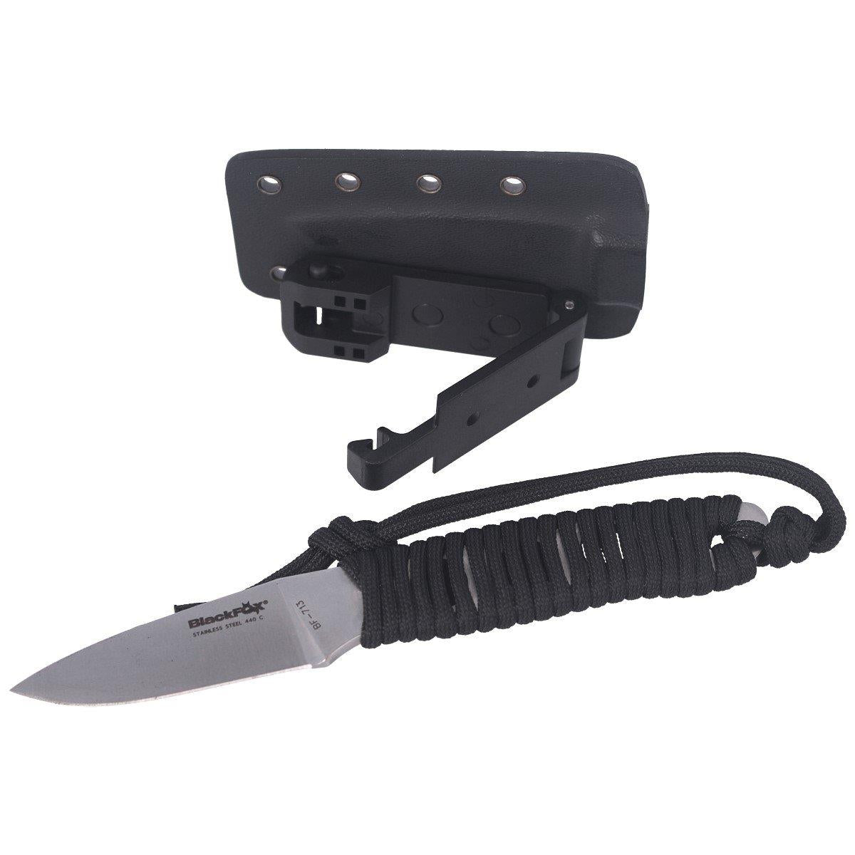 Fox Knives TARLO fiksuotas peilis 440C nerūdijantis plienas satino danga nailono rankena