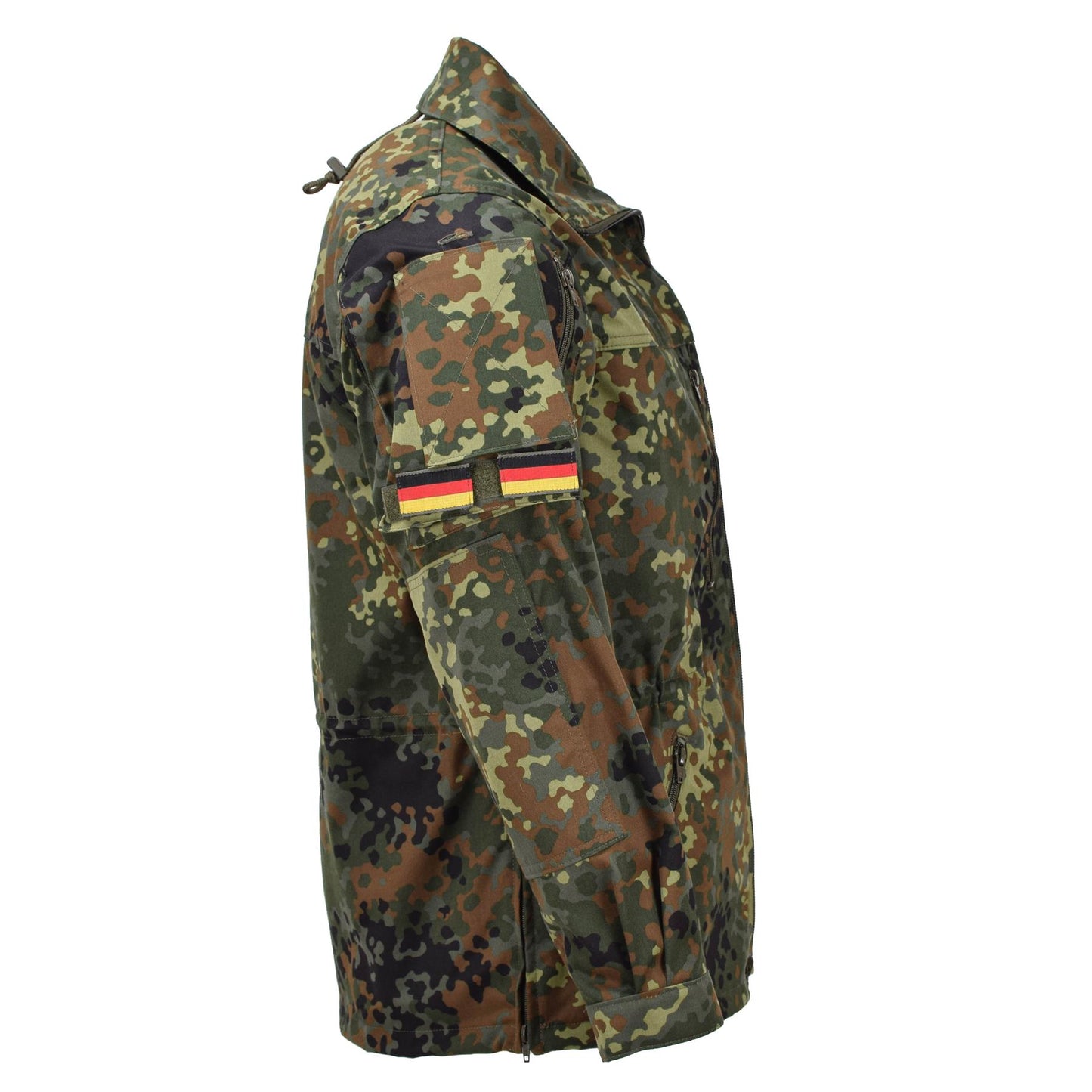 Leo Kohler karinis švarkas su užtrauktuku Flecktarn marginimo