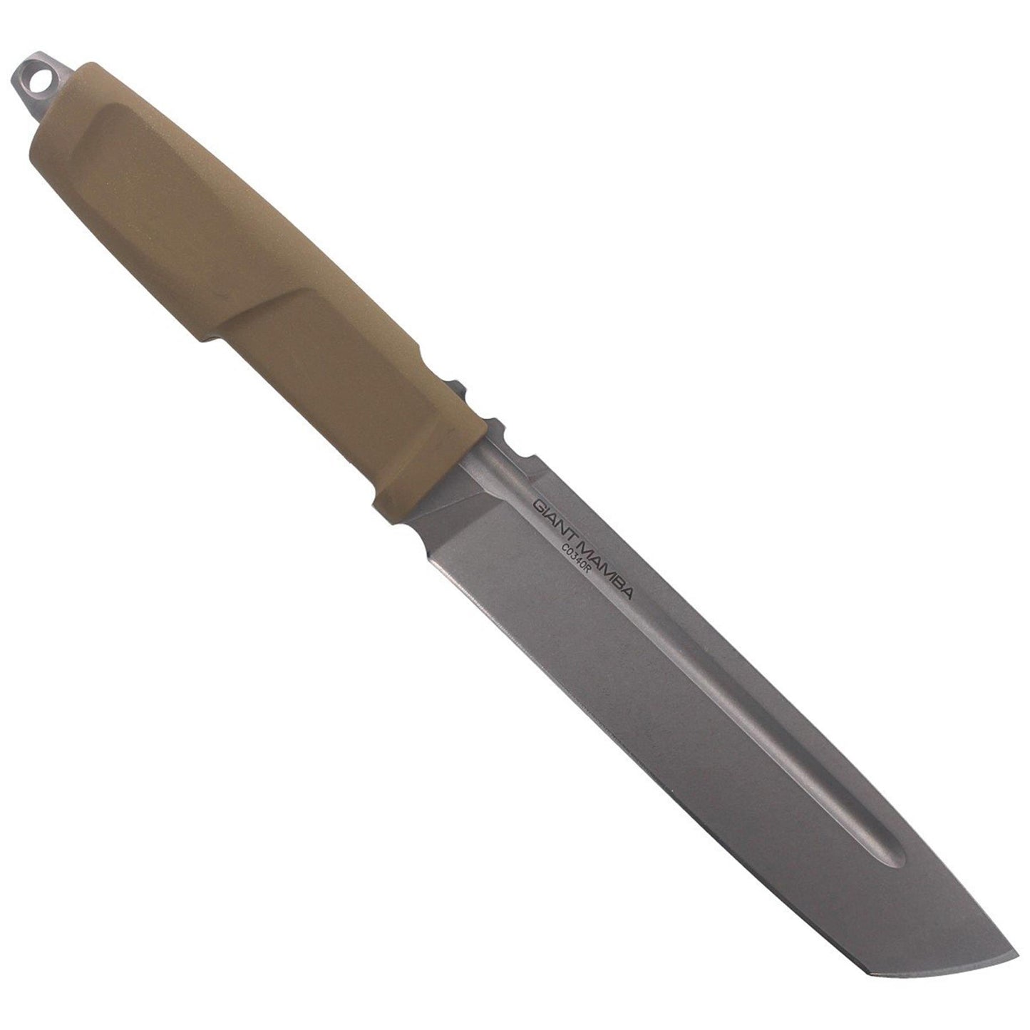 ExtremaRatio GIANT MAMBA tanto formos peilis su tvirta Forprene rankena ir Böhler N690 plieno geležte.