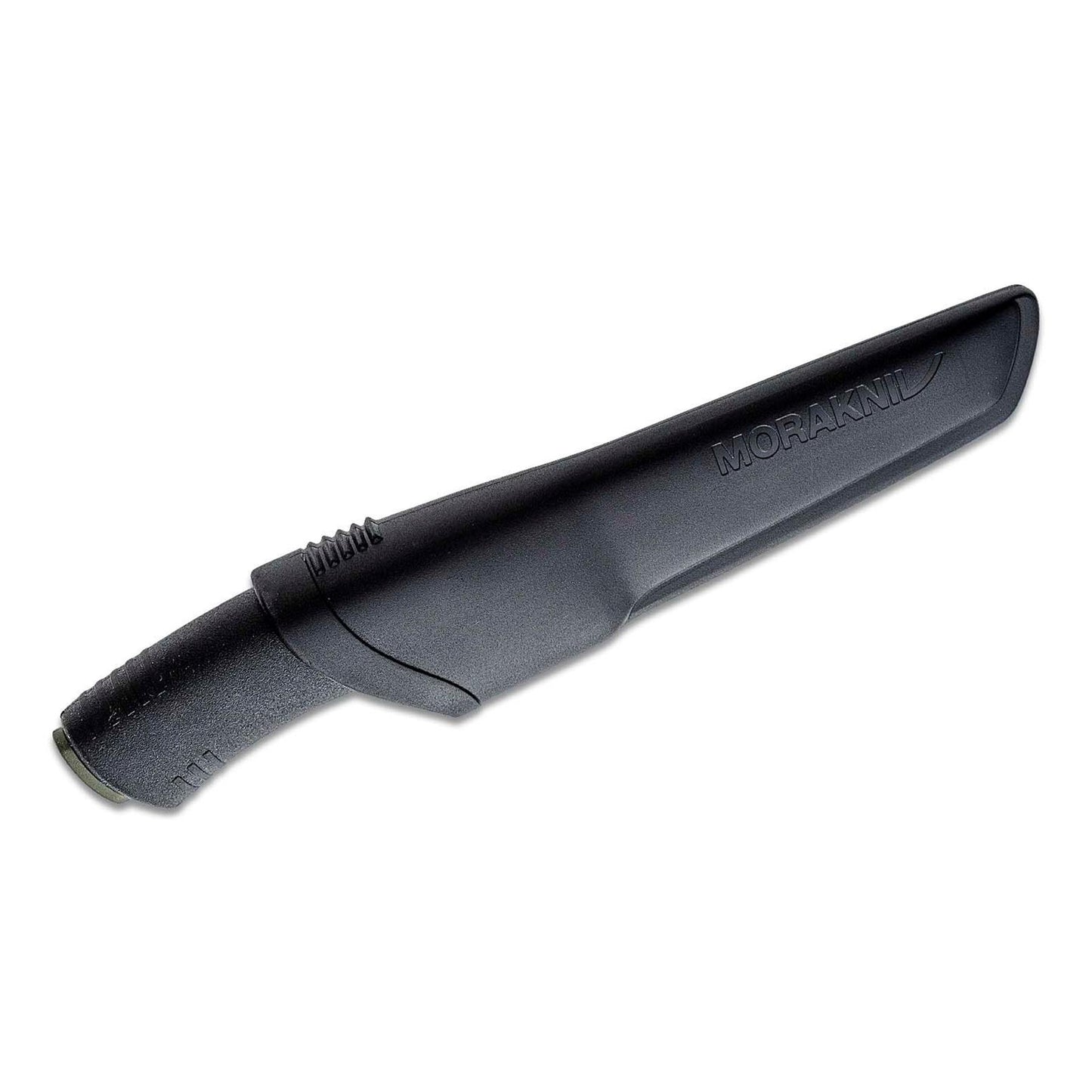 MORAKNIV Bushcraft universalus peilis fiksuota geležte pilna įkotė su tvirtu dėklu ir ergonomiška TPE rankena.