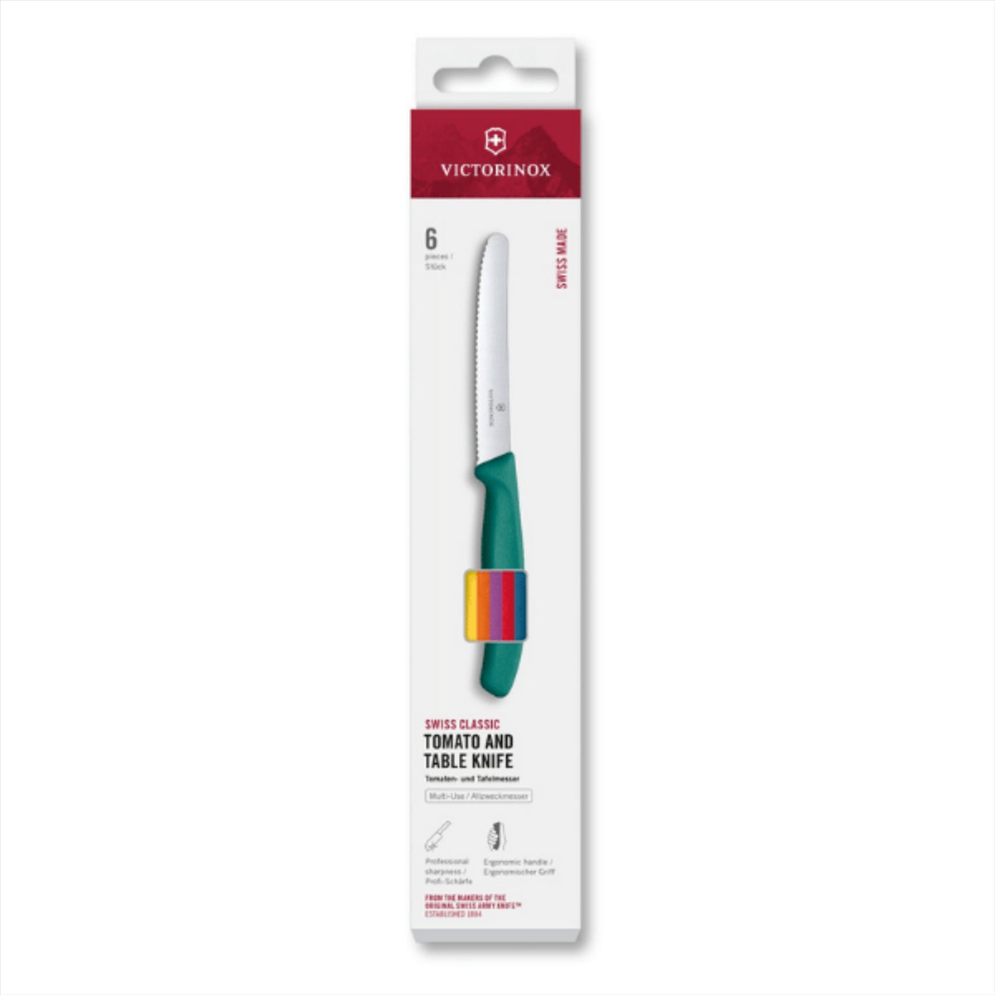 Victorinox Swiss Classic virtuvės peilių rinkinys iš 6 vnt.