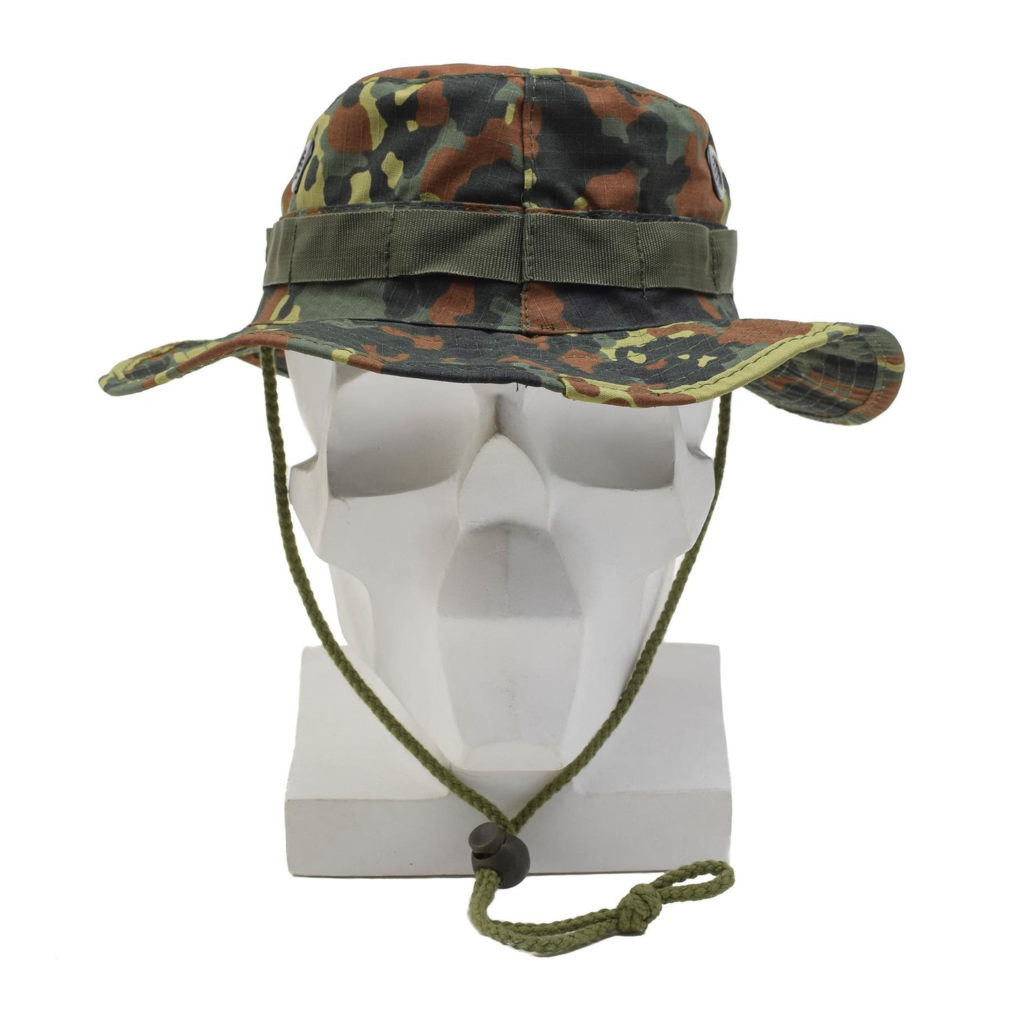 MFH karinė kepurė su paminkštintu snapeliu ir kilpelėmis aplink Flecktarn