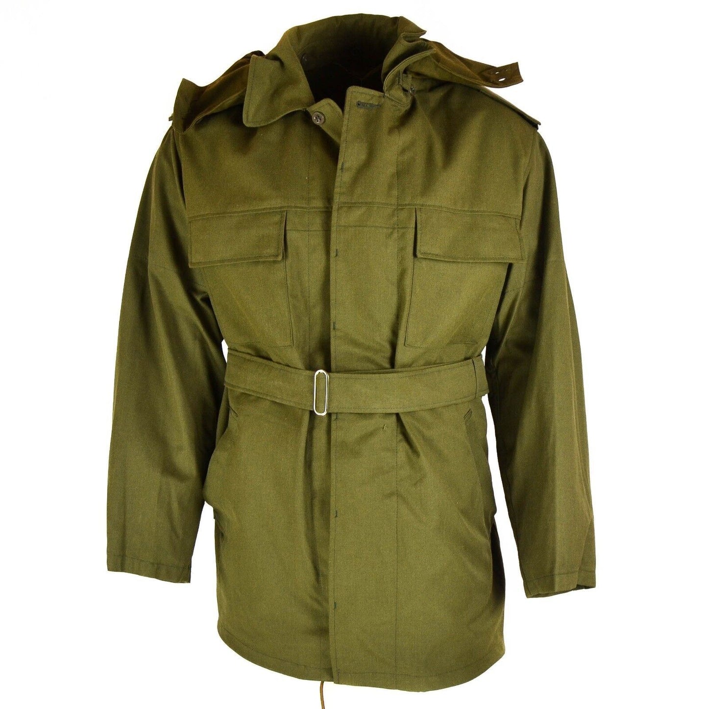Čekijos kariuomenės M85 žieminė parka Alyvuogių