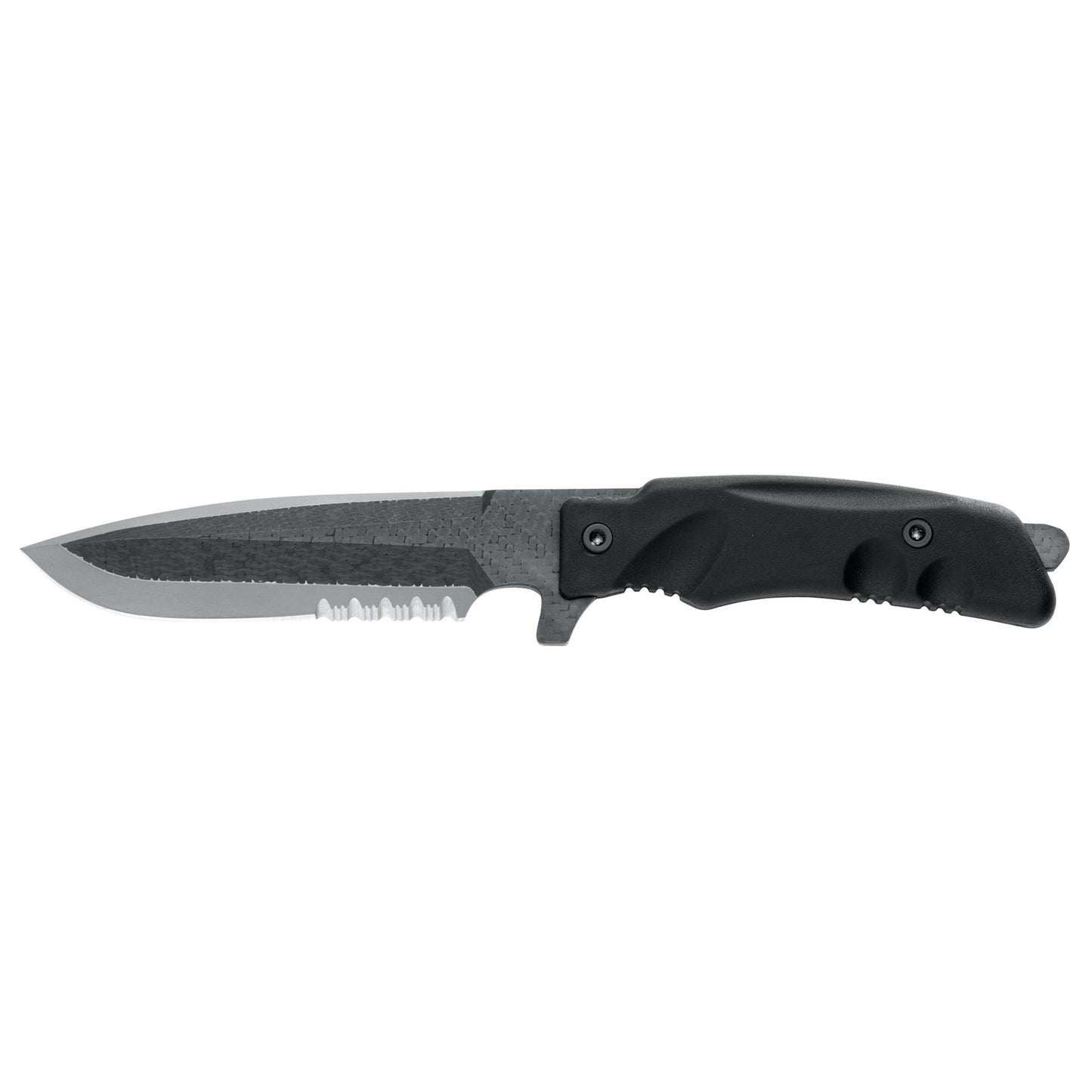 Fox Knives Stealth Carbon Titan fiksuotas taktinis peilis su tanto formos geležte ir ergonomiška rankena.