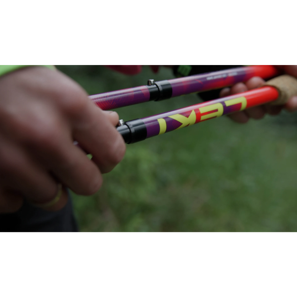 LEKI Ultratrail FX.One Carbon sulankstomos bėgimo bekele lazdos 130 cm pora