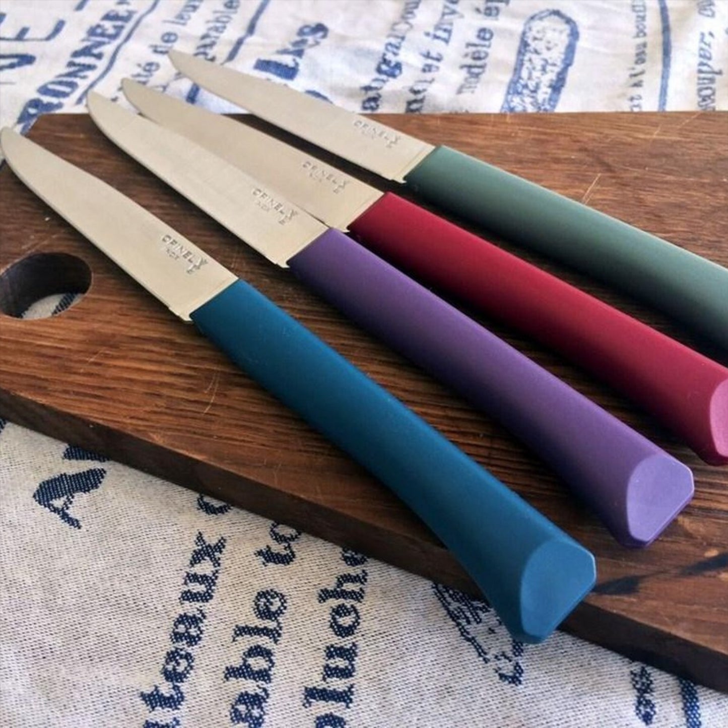 Opinel N°125 Bon Appétit Glam fiksuotų peilių rinkinys