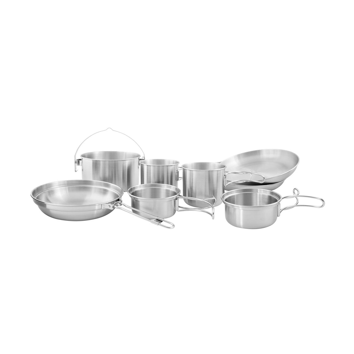 Tatonka Picnic Set II 8 dalių stovyklavimo indų rinkinys nerūdijantis plienas kompaktiškas lauko indų rinkinys dviem.