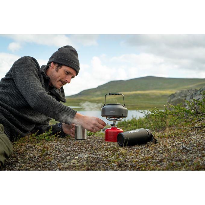 Primus Essential Trail Stove kompaktiška dujinė viryklė stovyklavimui reguliuojama