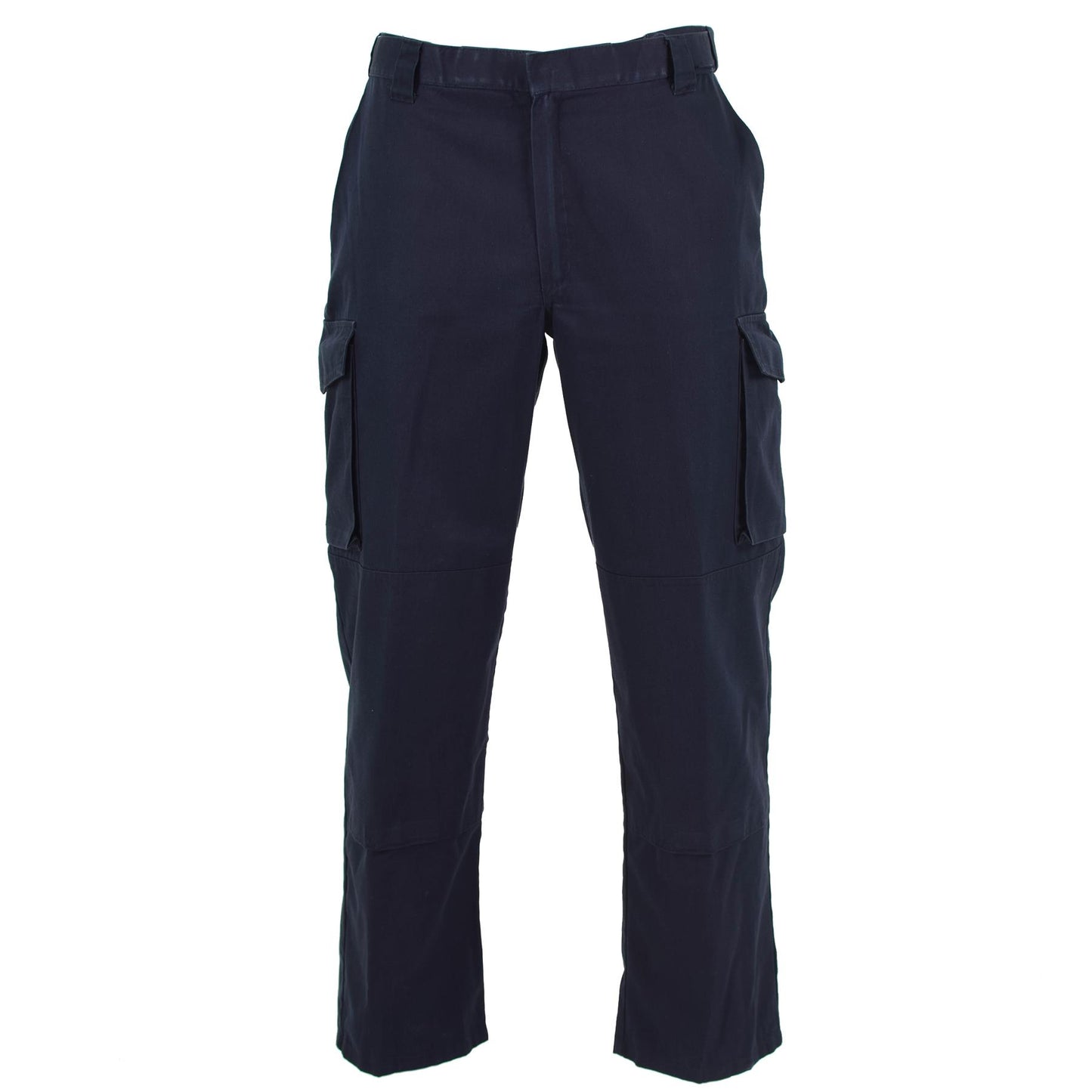 Britanijos policijos melynos cargo kelnes su reguliuojamu liemeniu ir placionmis kisenėmis uniformai