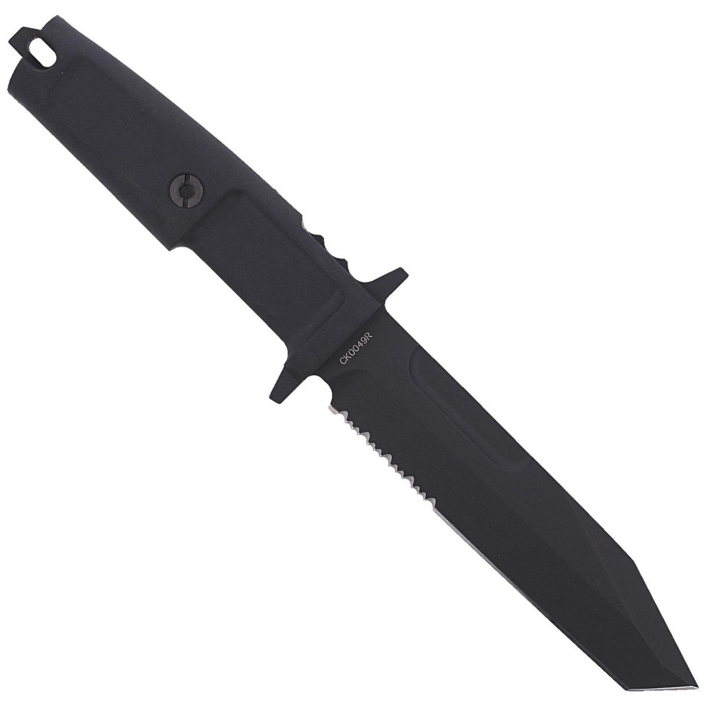 ExtremaRatio FULCRUM S taktinis tanto formos peilis fiksuota geležte N690 plienas juodas universalus peilis
