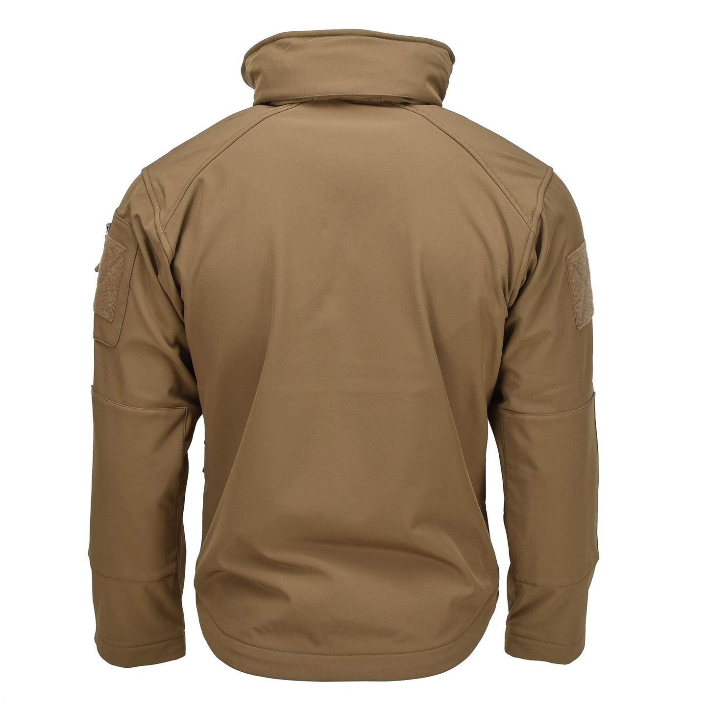 MIL-TEC soft shell vandeniui atsparus taktinis švarkas šviesiai rudos spalvos