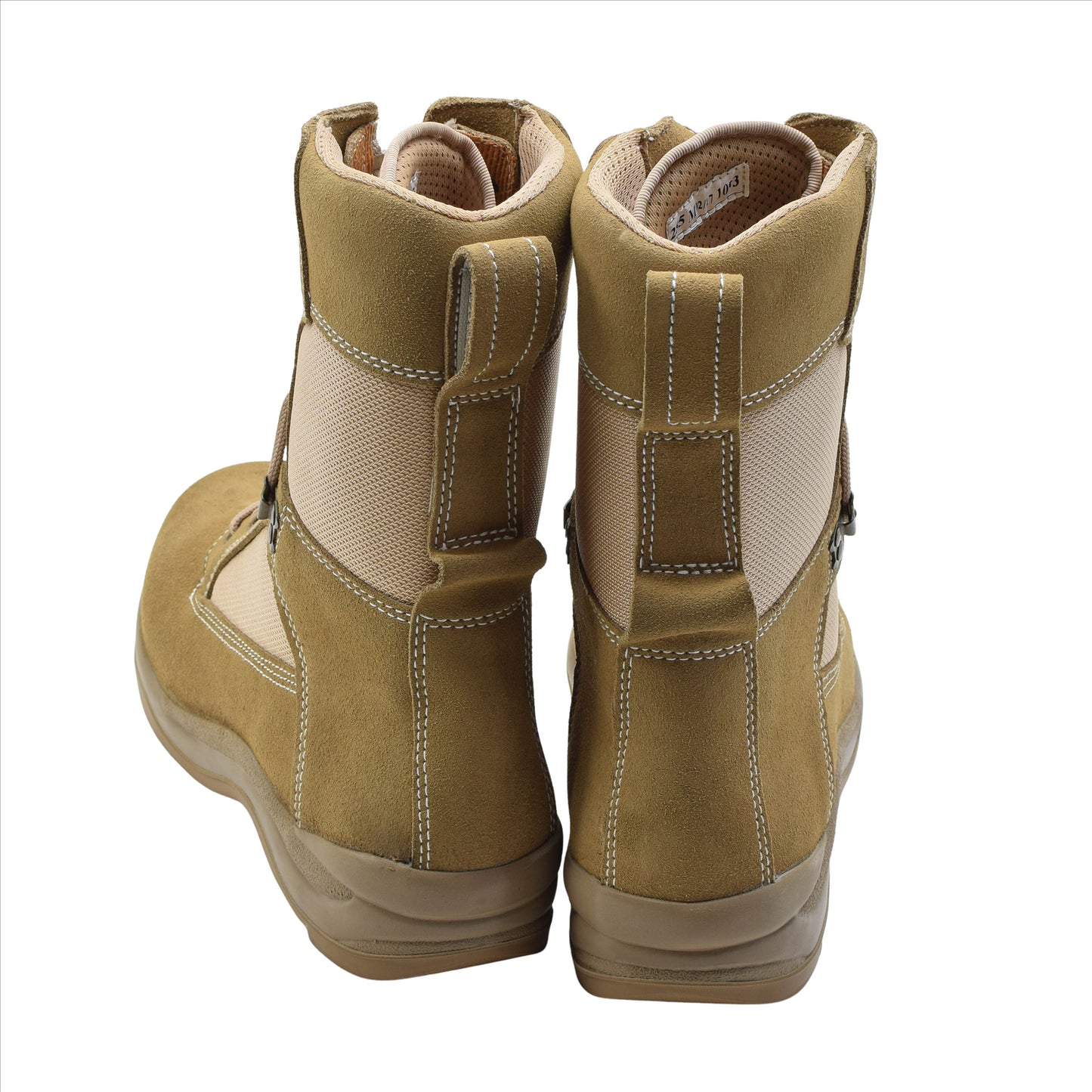 Olandijos kariuomenės oro pajėgų odiniai batai rudos spalvos