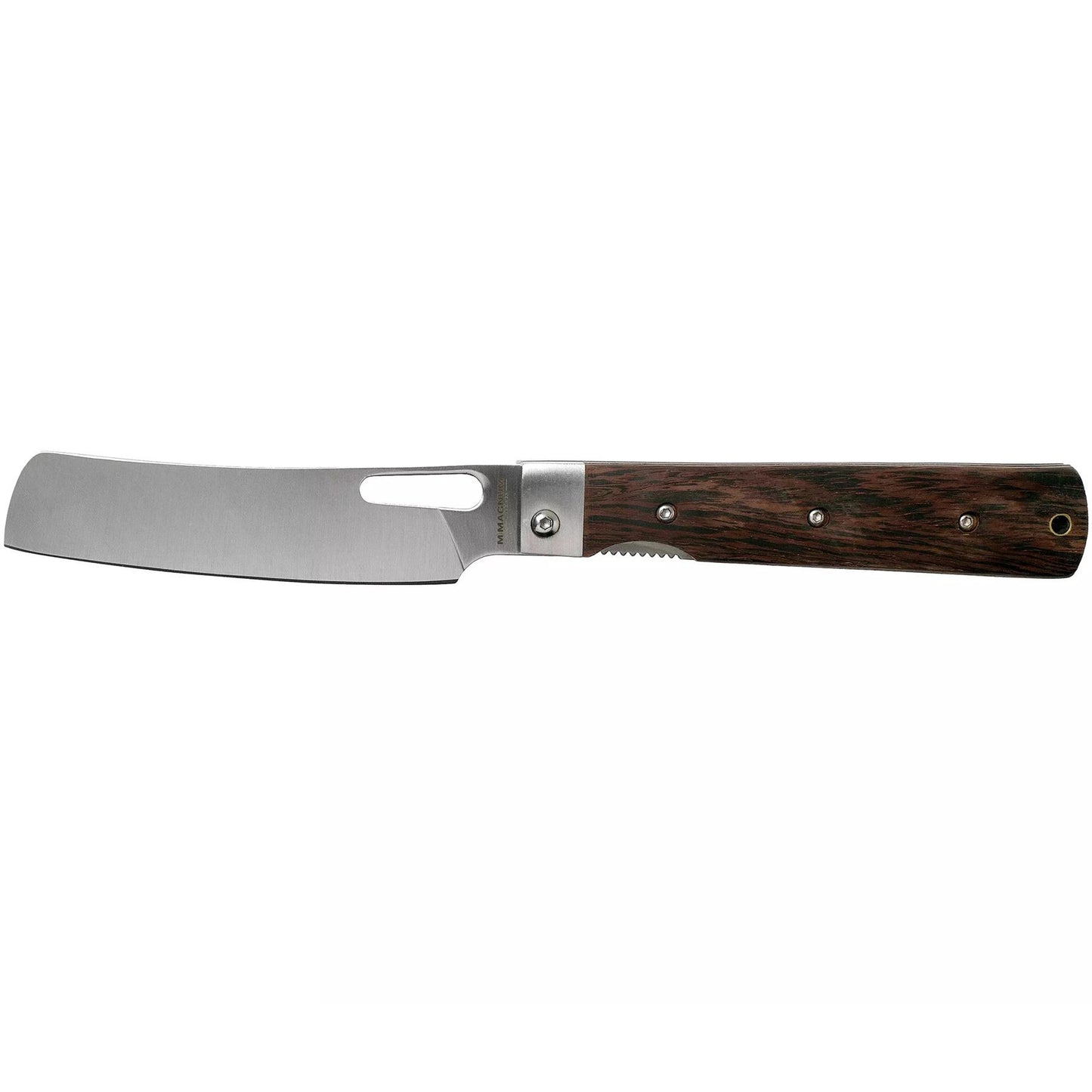 BOKER Outdoor Cuisine III sulankstomas peilis su raudonmedžio rankena ir nakiri tipo nerūdijančio plieno ašmenimis