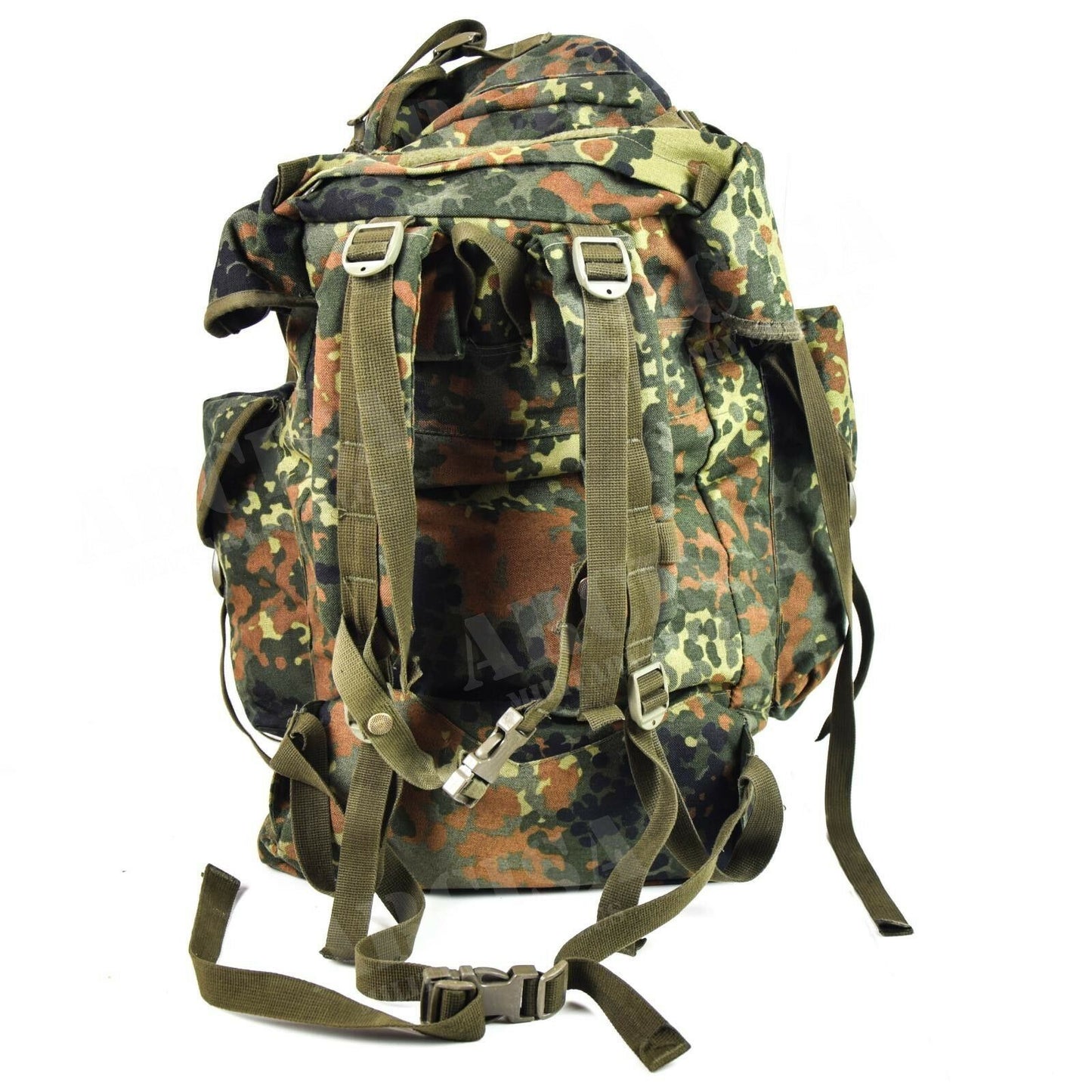Vokietijos kariuomenės taktinė kuprinė 65L Flecktarn marginimo
