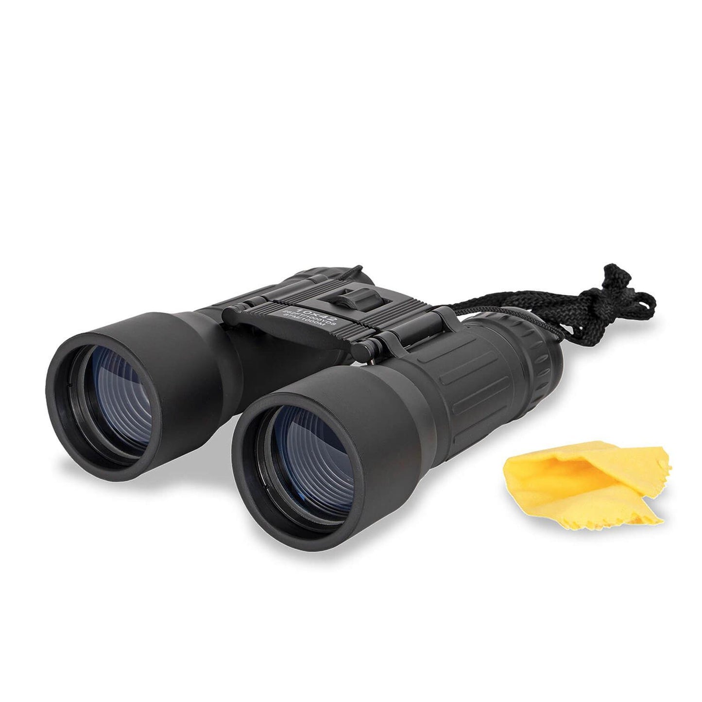MIL-TEC sulankstomi žiūronai 10x42 su dėklu juodi