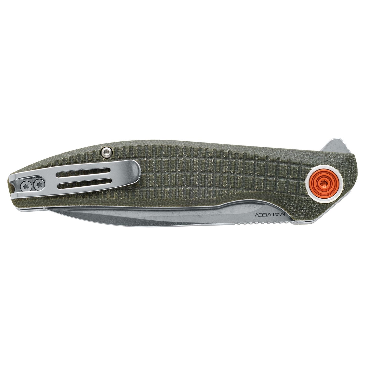 Fox Knives ARTIA BF-765 OD sulankstomas kišeninis peilis su Micarta rankena ir D2 plieno ašmenimis