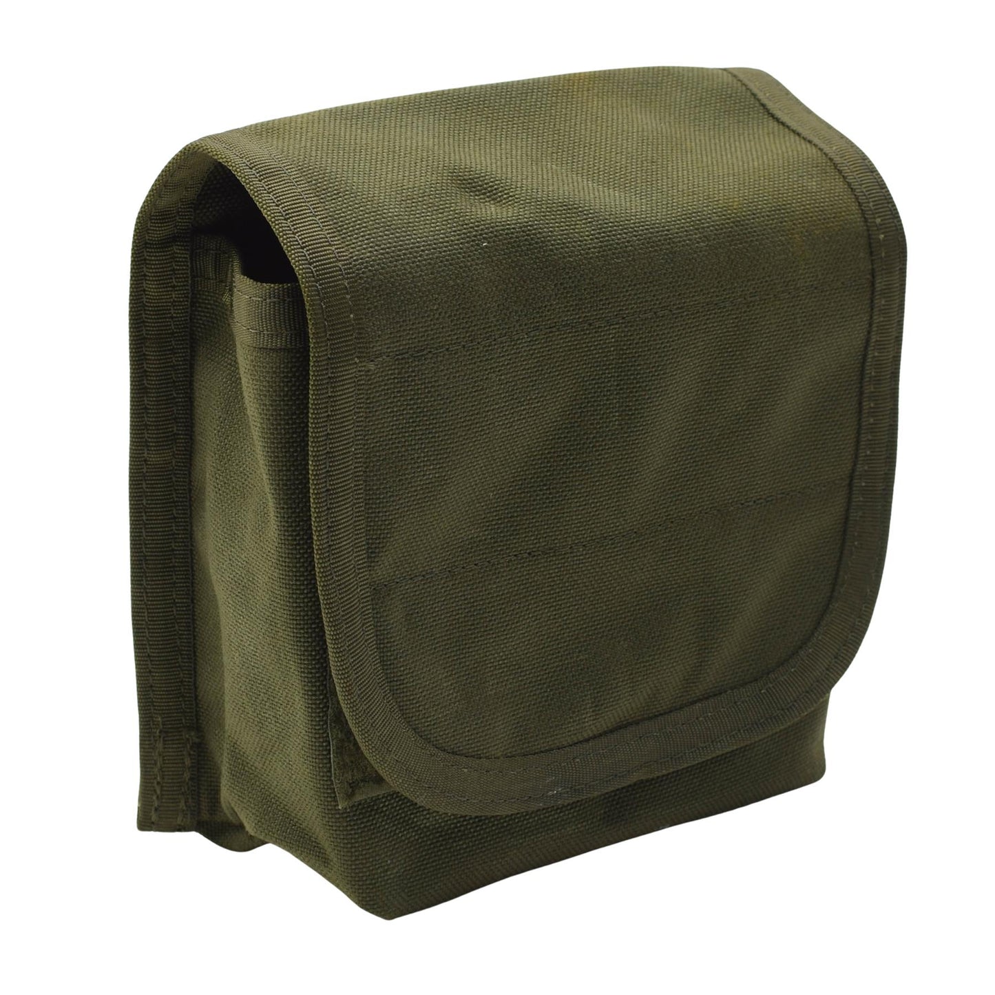 Jungtinės Karalystės universalus 40mm taktinis dėklas MOLLE tipo Alyvuogių spalvos, patvarus ir funkcionalus.