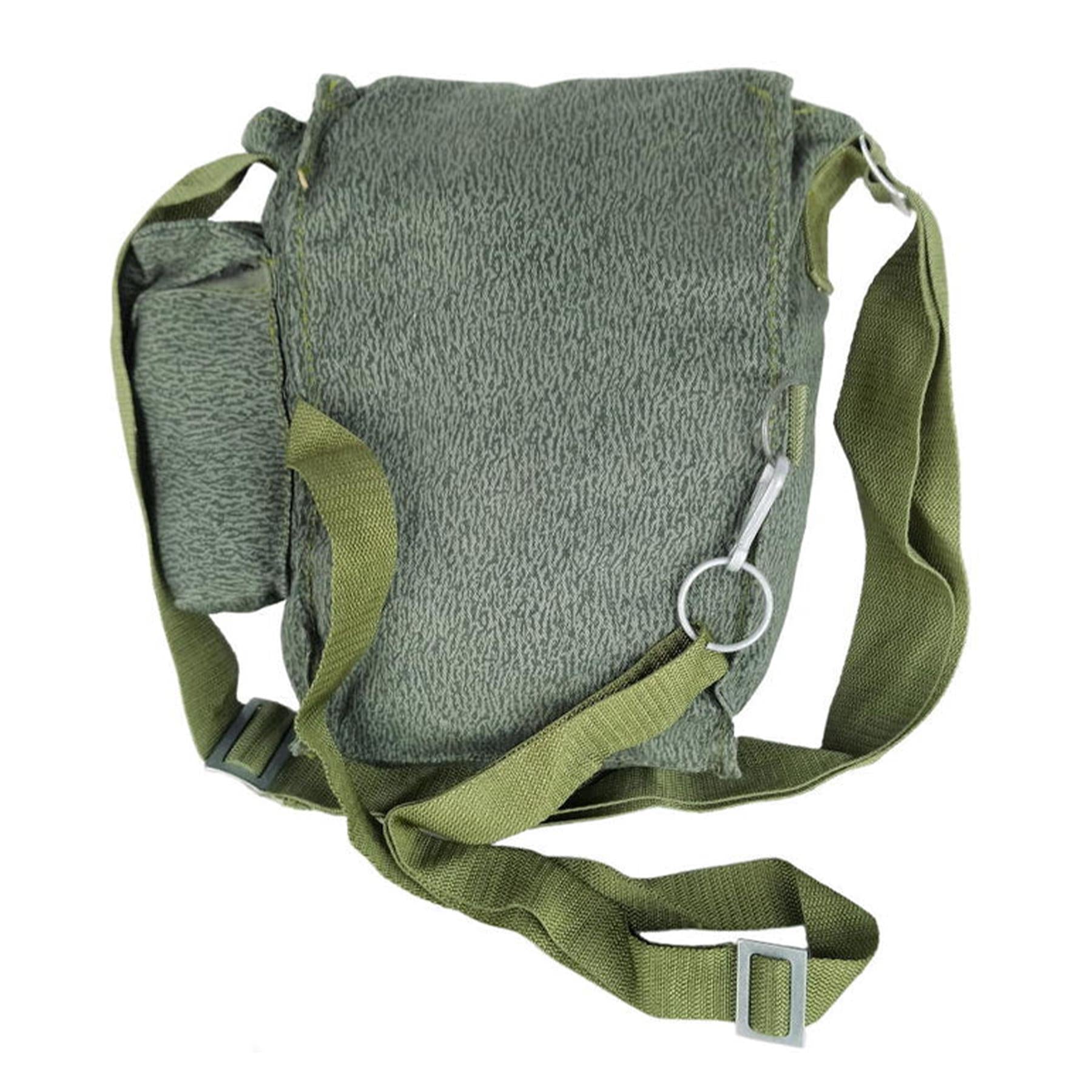 Lenkijos kariuomenės dujokaukės krepšys Wz. 68 marginimas su moro kamufliažu ir reguliuojamu dirželiu.