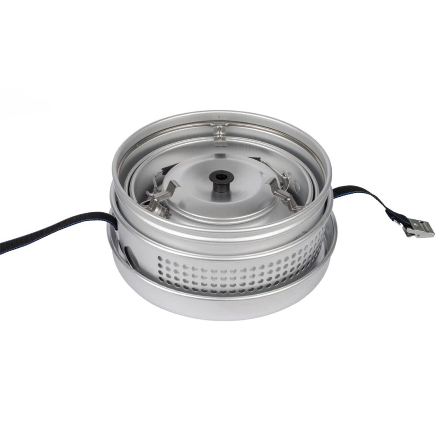 Trangia viryklės maisto ruošimo rinkinys su degikliu kompaktiškas stovyklavimui su skysto kuro degikliu ir puodais.