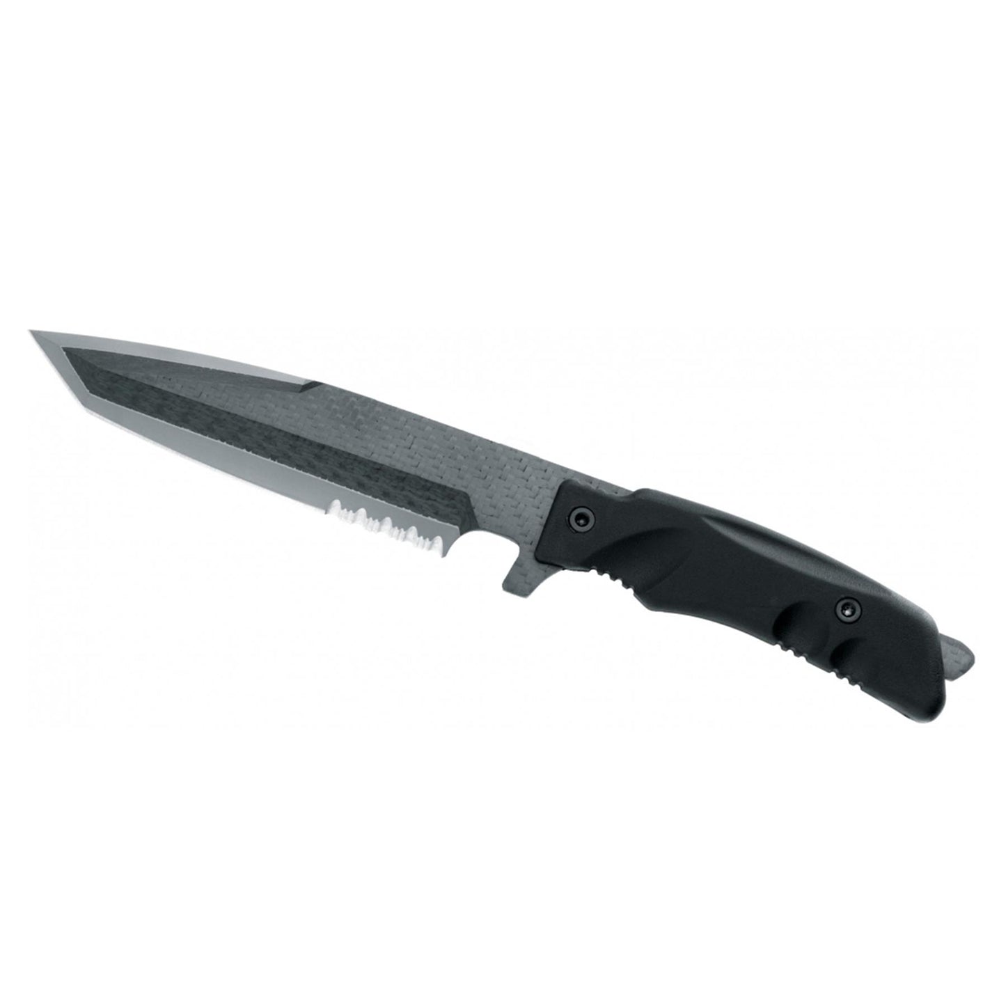 Fox Knives Stealth Carbon Titan fiksuotas taktinis peilis su tanto formos geležte ir ergonomine rankena