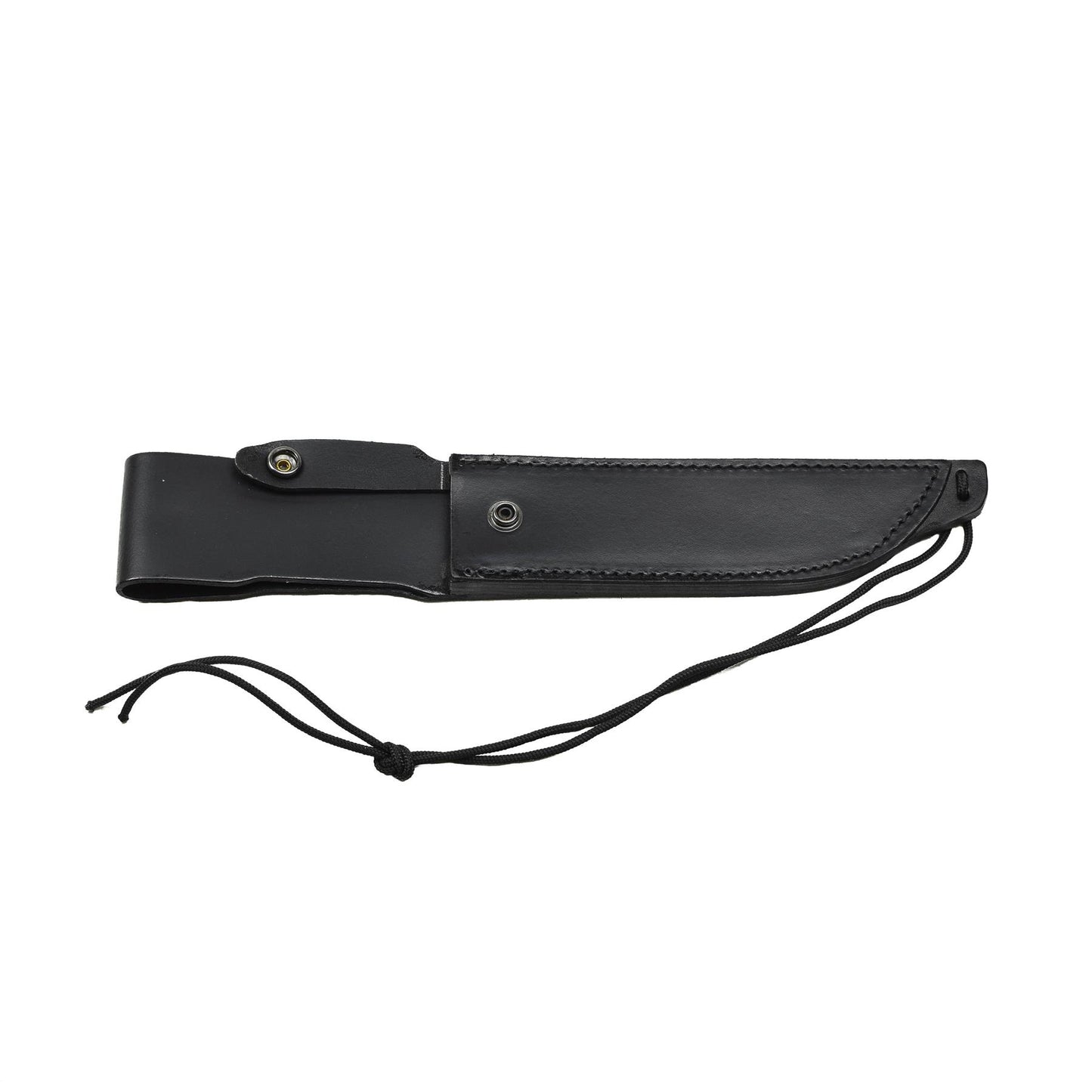 Fox Knives ORIGINAL BOWIE medžioklinis peilis fiksuota geležte 440 plienas juodas dėklas odinis