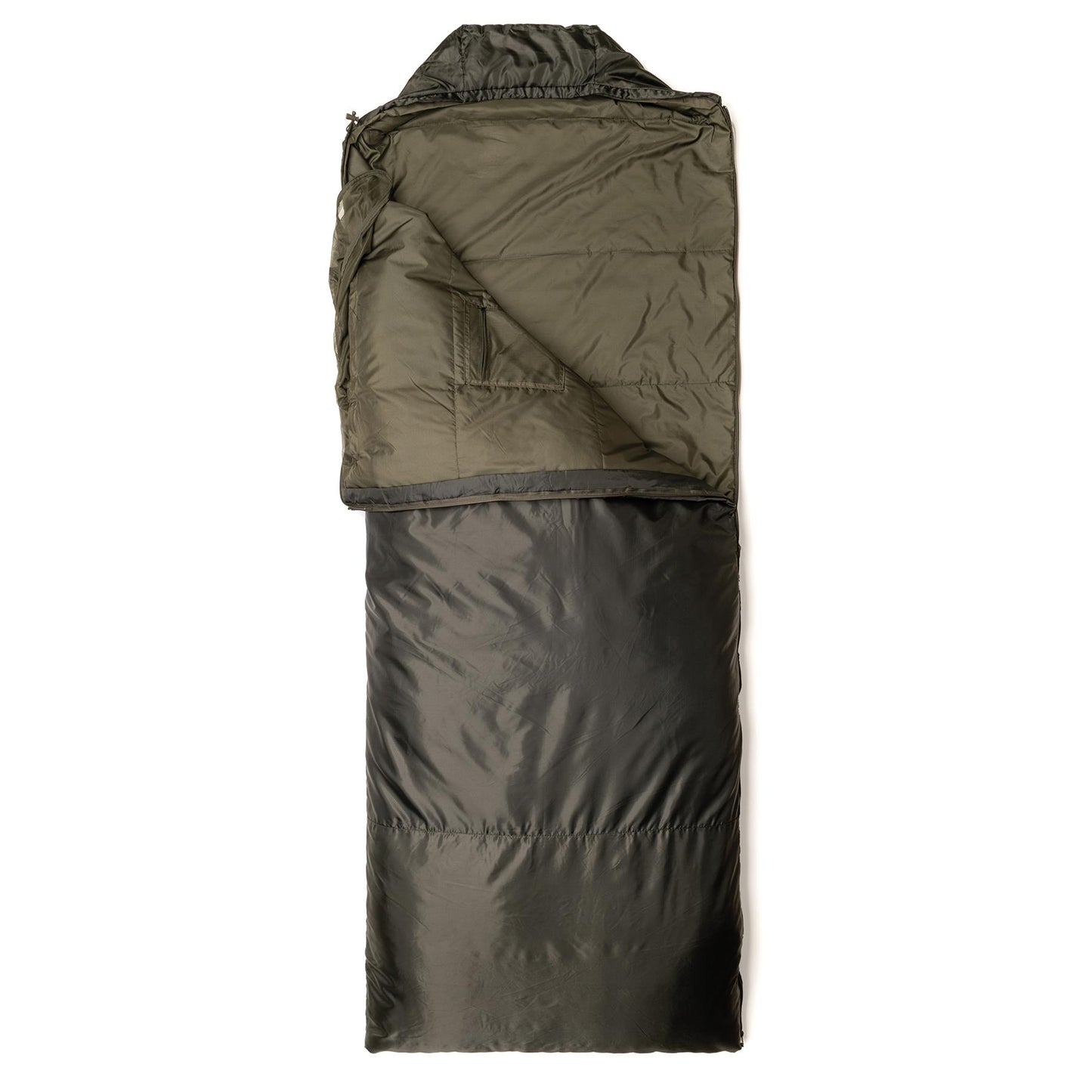 Snugpak miegmaišis 220cm su integruotu tinklu nuo vabzdžių alyvuogių