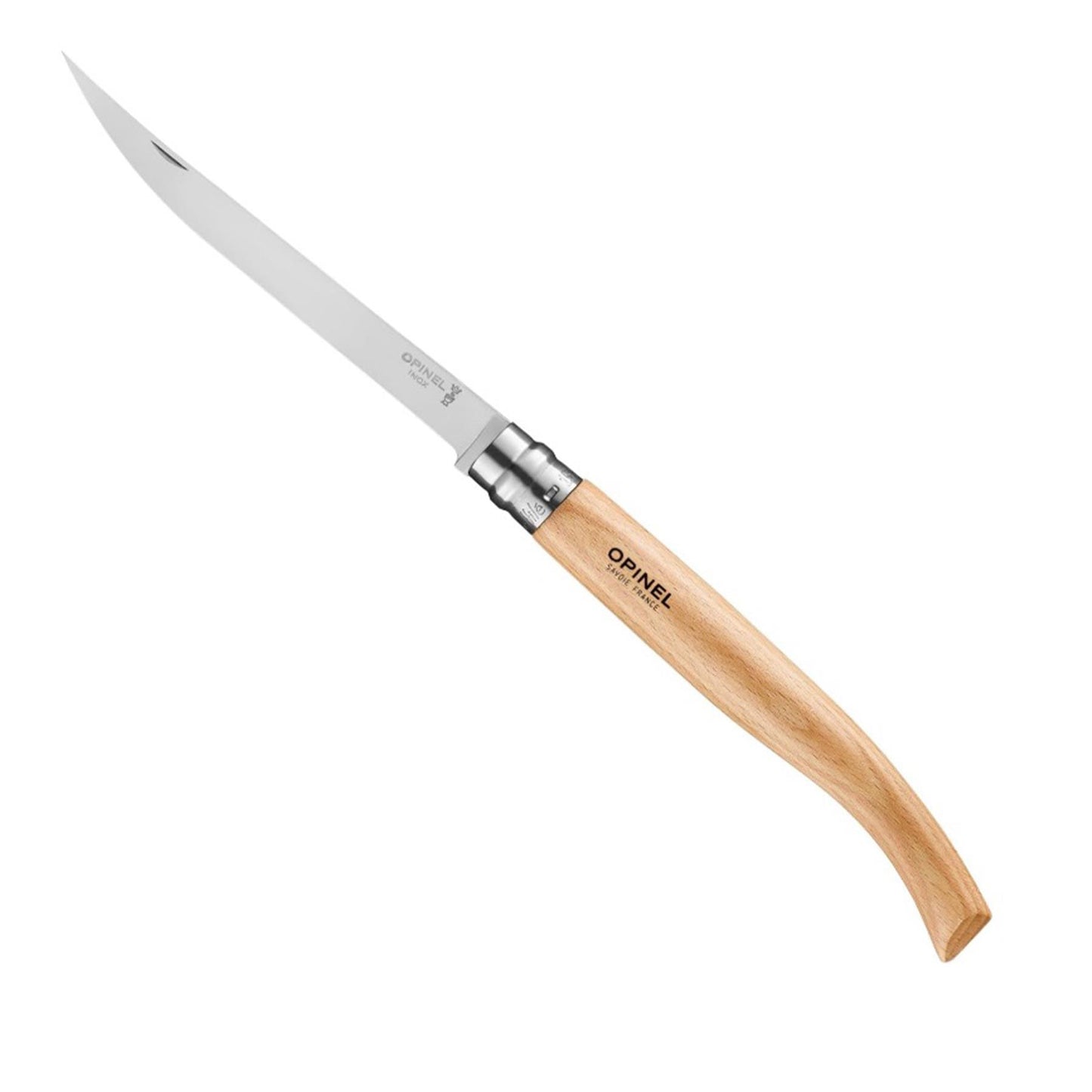Opinel Beech Effilé 15 filetavimo peilis iš nerūdijančio plieno