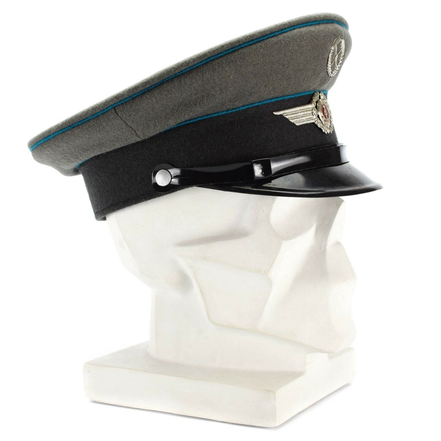 Vokietijos NVA kariuomenės piloto kepurė su snapelių Pilka
