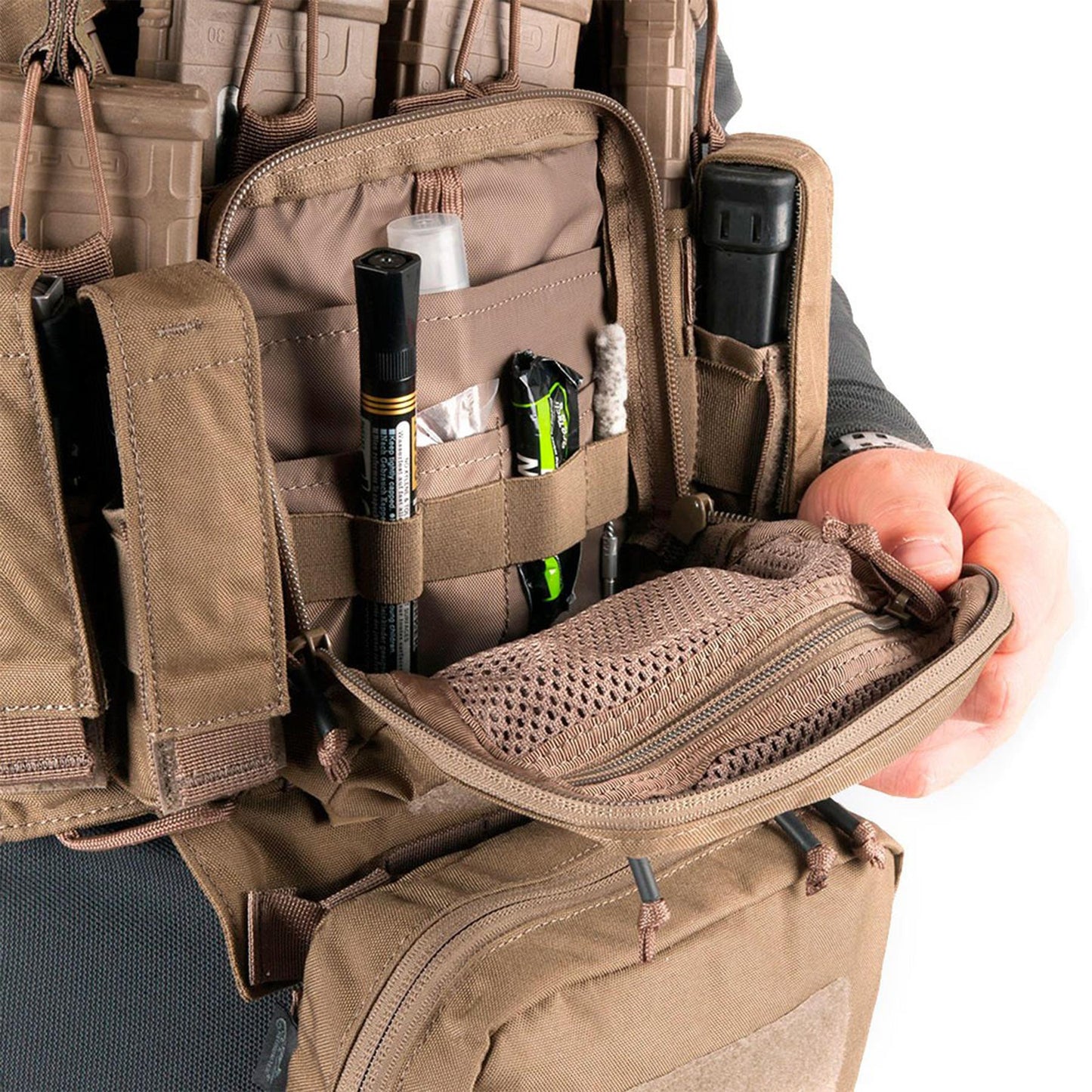 Helikon-Tex Chest Rig treniruočių taktinė liemenė Multicam marginimo
