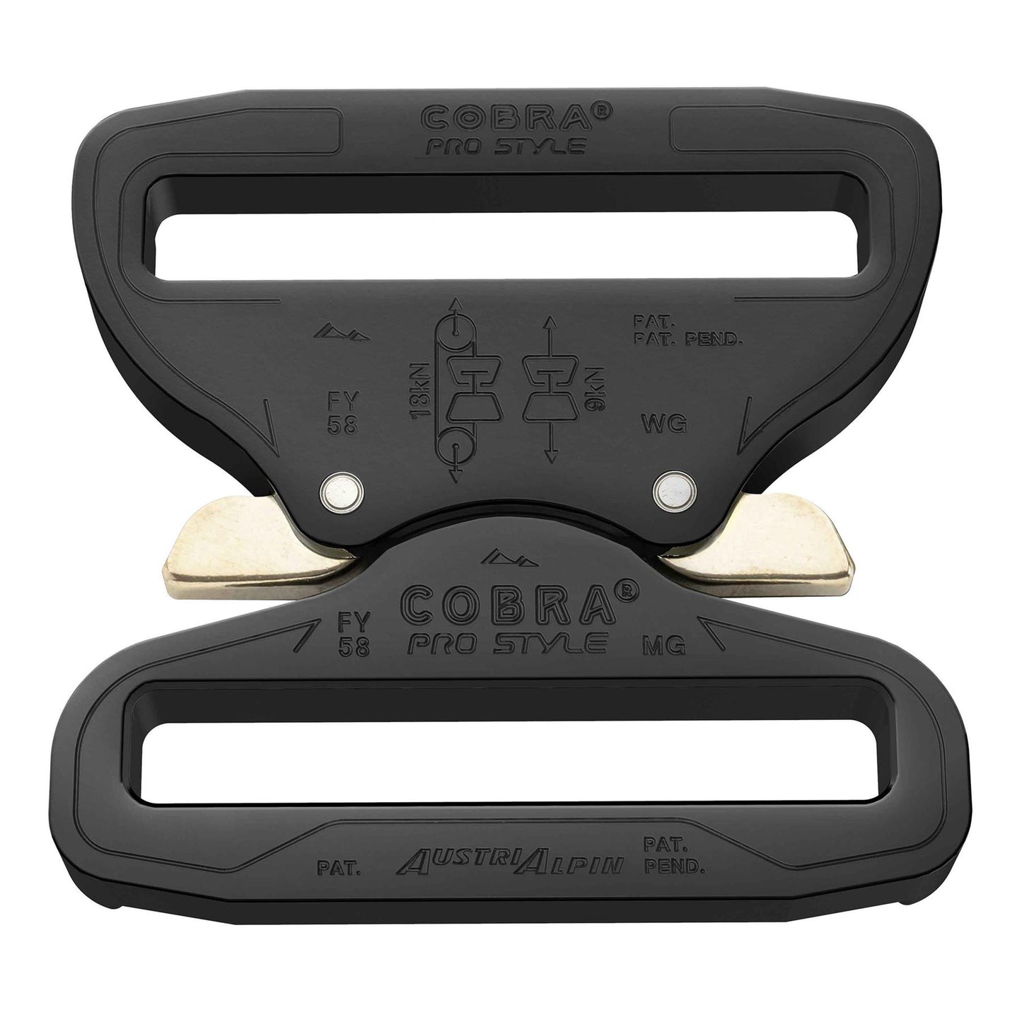 COBRA PRO STYLE greito paleidimo diržo sagtis 58mm