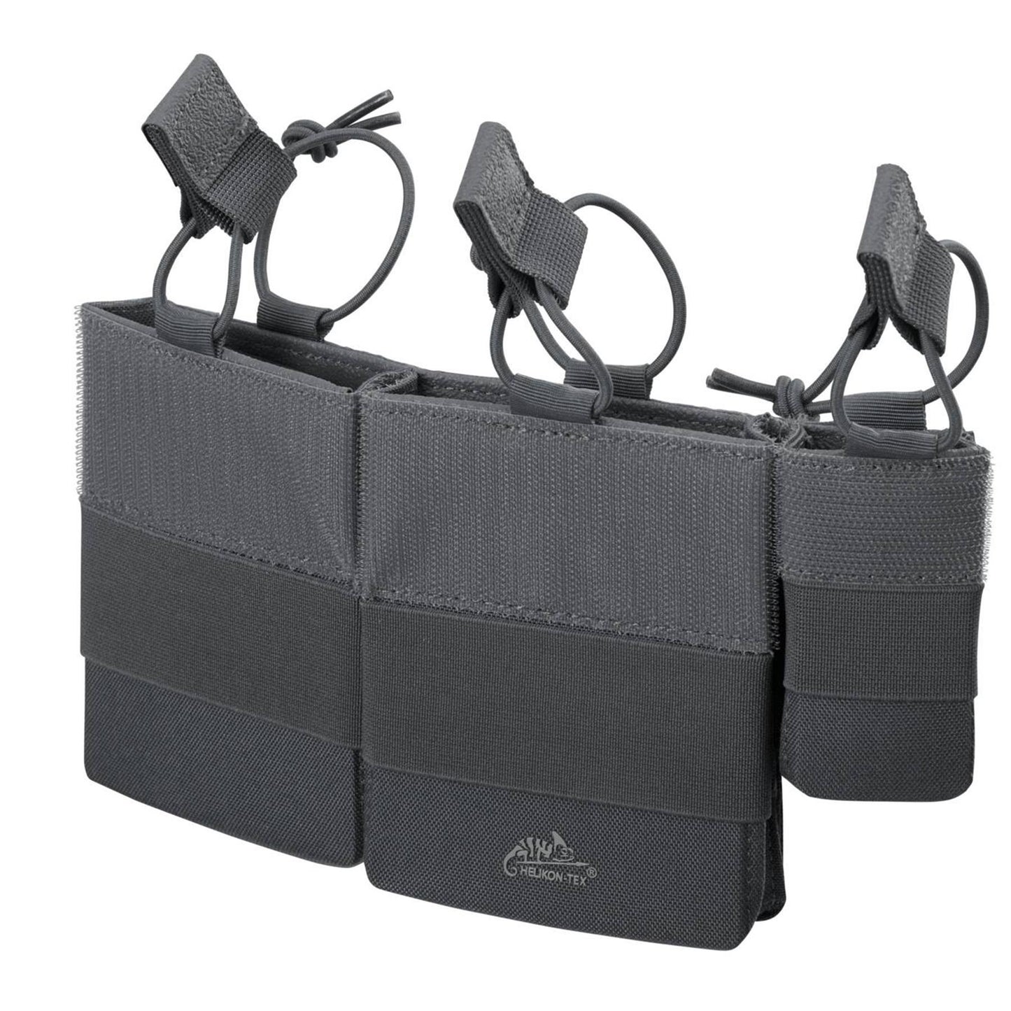 Helikon-Tex TwoGun karabino ir pistoleto dėtuvių dėklas iš tvirto Cordura nailono, juodos spalvos taktinė įranga.