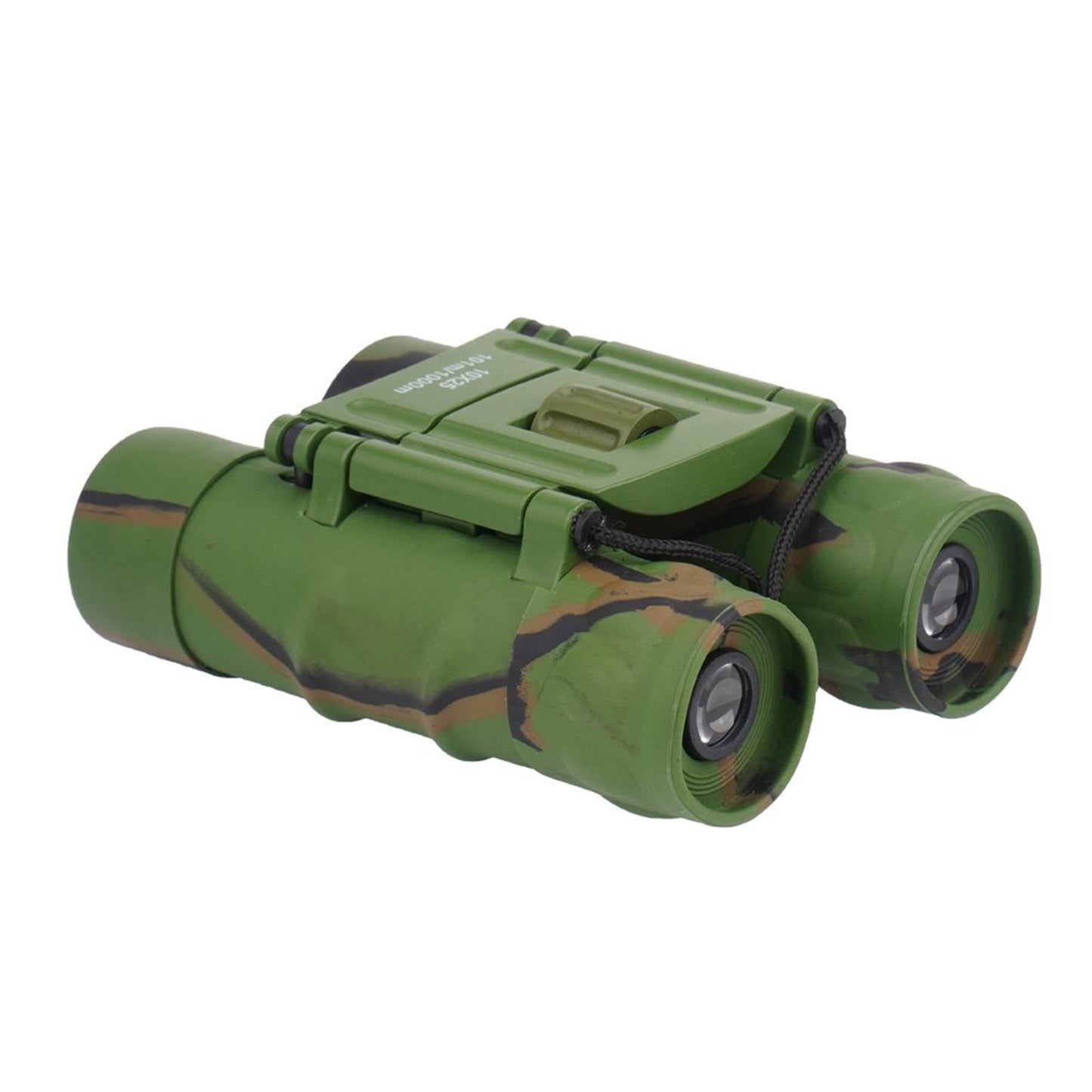MIL-TEC Gen II sulankstomi žiūronai 10x25 su dėklu Woodland marginimo