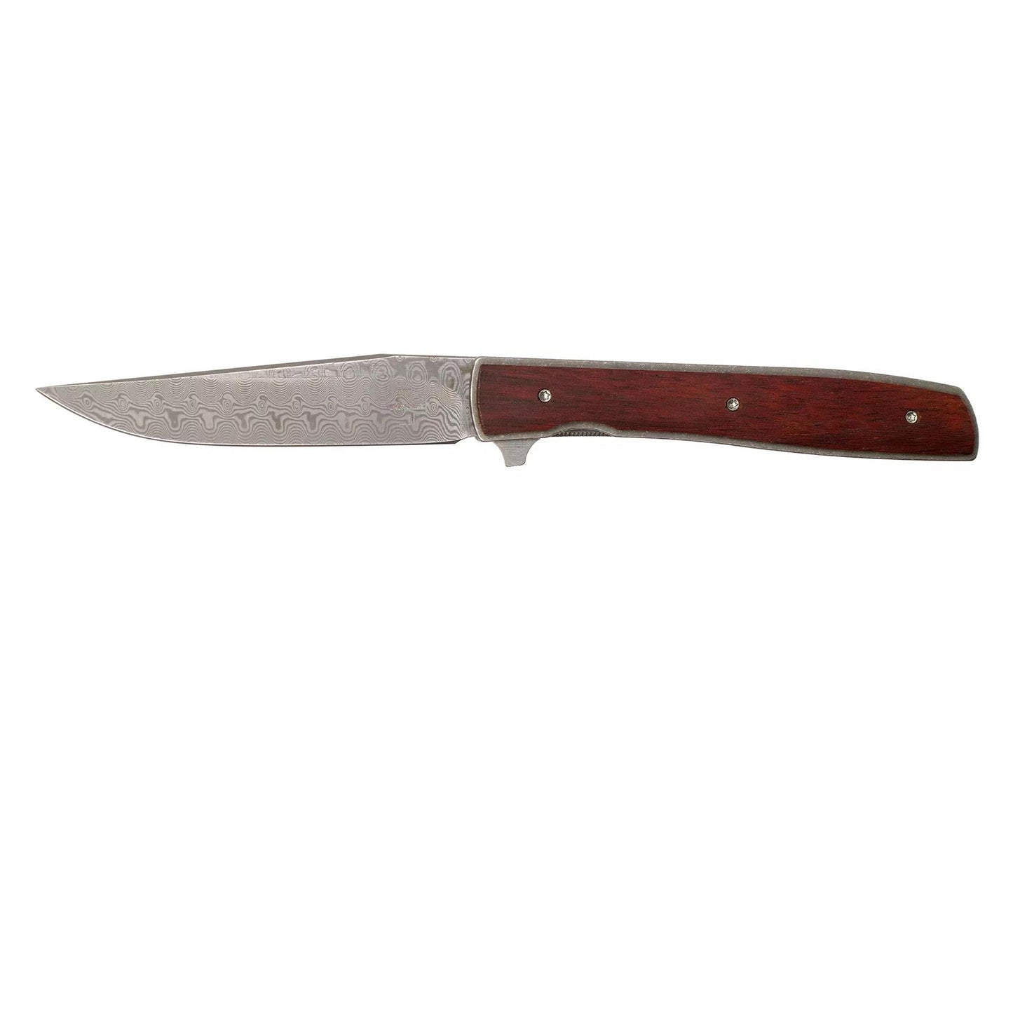 Boker Plus Urban Trapper kišeninis peilis su Damascus plieno geležte ir Cocobolo medienos rankena, raštuotu ašmeniu