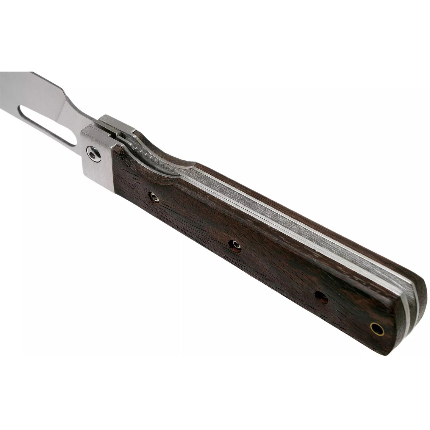 BOKER Outdoor Cuisine III sulankstomas peilis su raudonmedžio rankena ir nakiri tipo nerūdijančio plieno ašmenimis