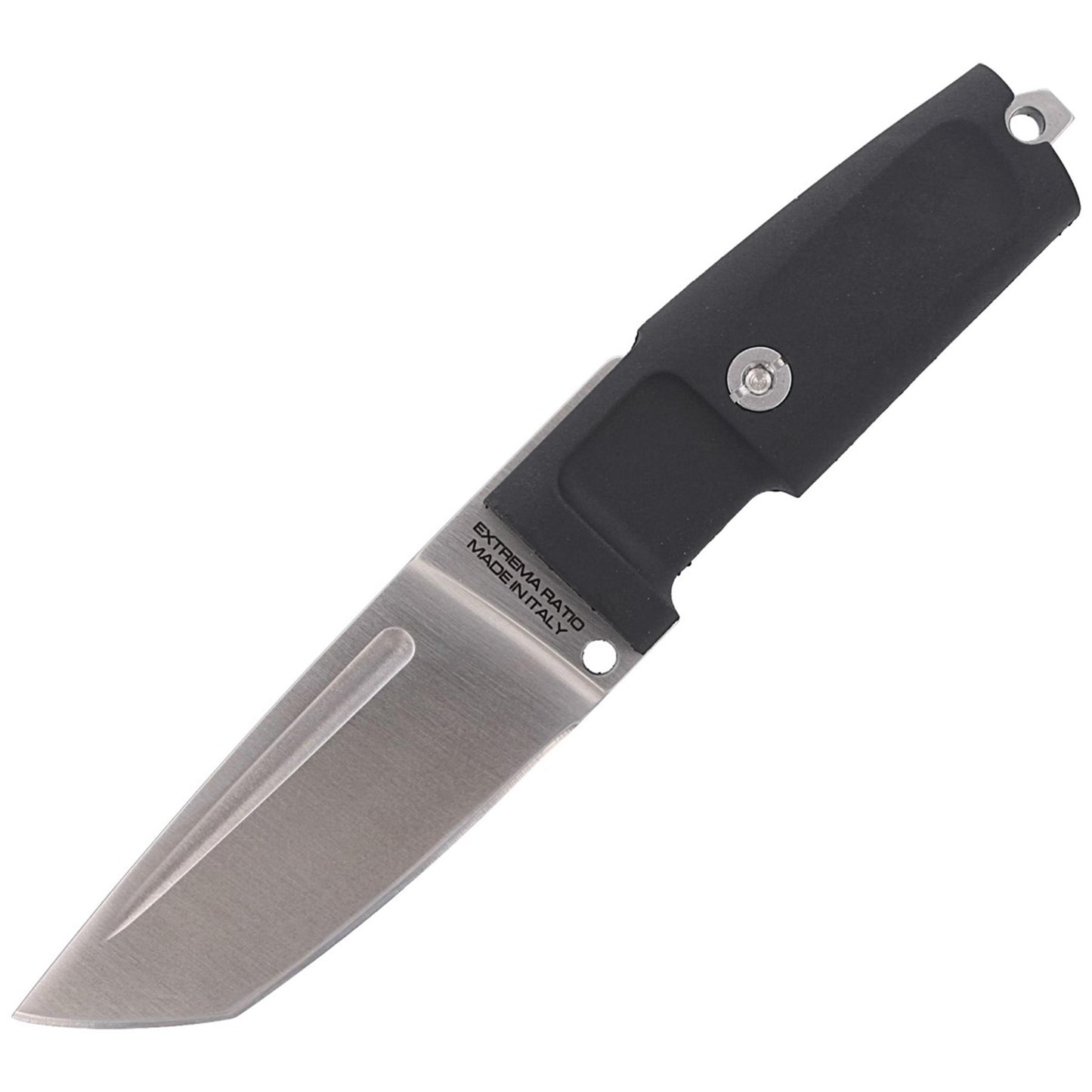 ExtremaRatio T4000 C taktinis tvirtas fiksuotas peilis su satininiu užbaigimu ir Forprene rankena.