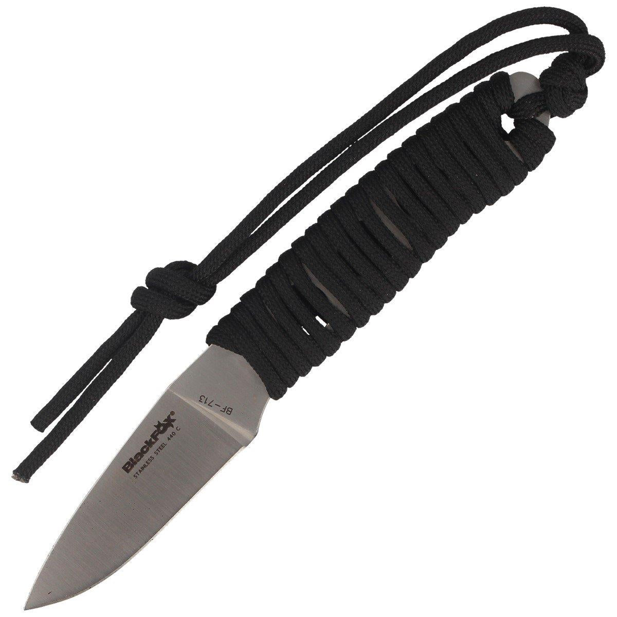 Fox Knives TARLO fiksuotas peilis 440C nerūdijantis plienas satino danga nailono rankena