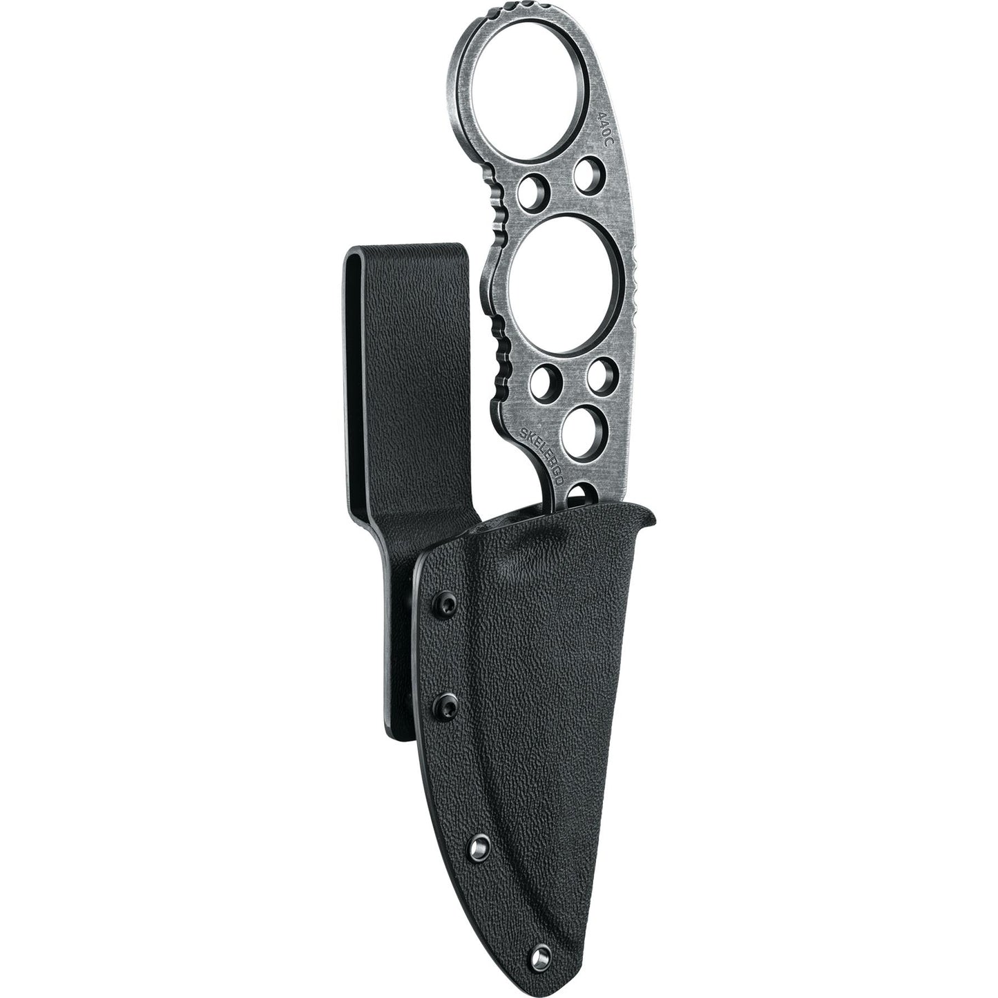 Fox Knives SKELERGO taktinis peilis fiksuota geležte iš 440C plieno su Kydex dėklu Italijoje pagamintas.