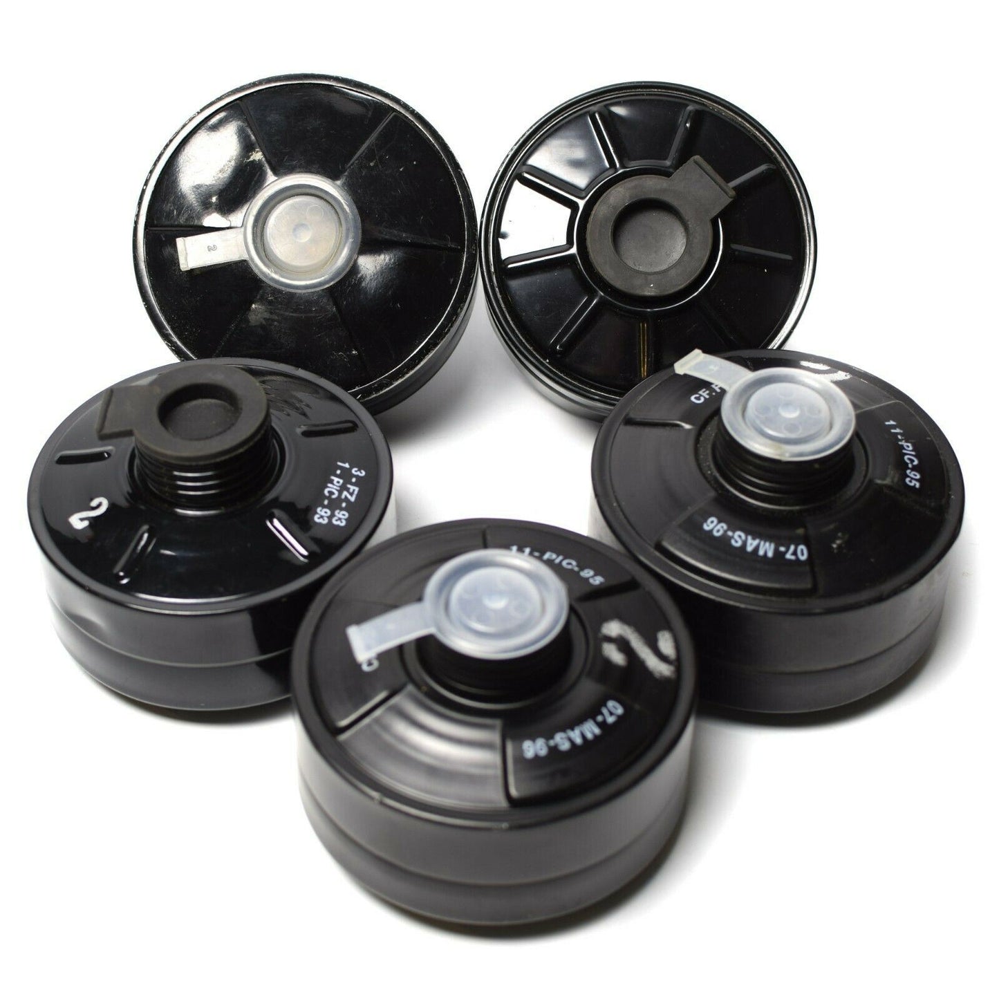 Modernus filtras CF F3 kasetė respiratorinei apsausai Gost 40mm, skirtas apsaugai nuo cheminių ir biologinių grėsmių.