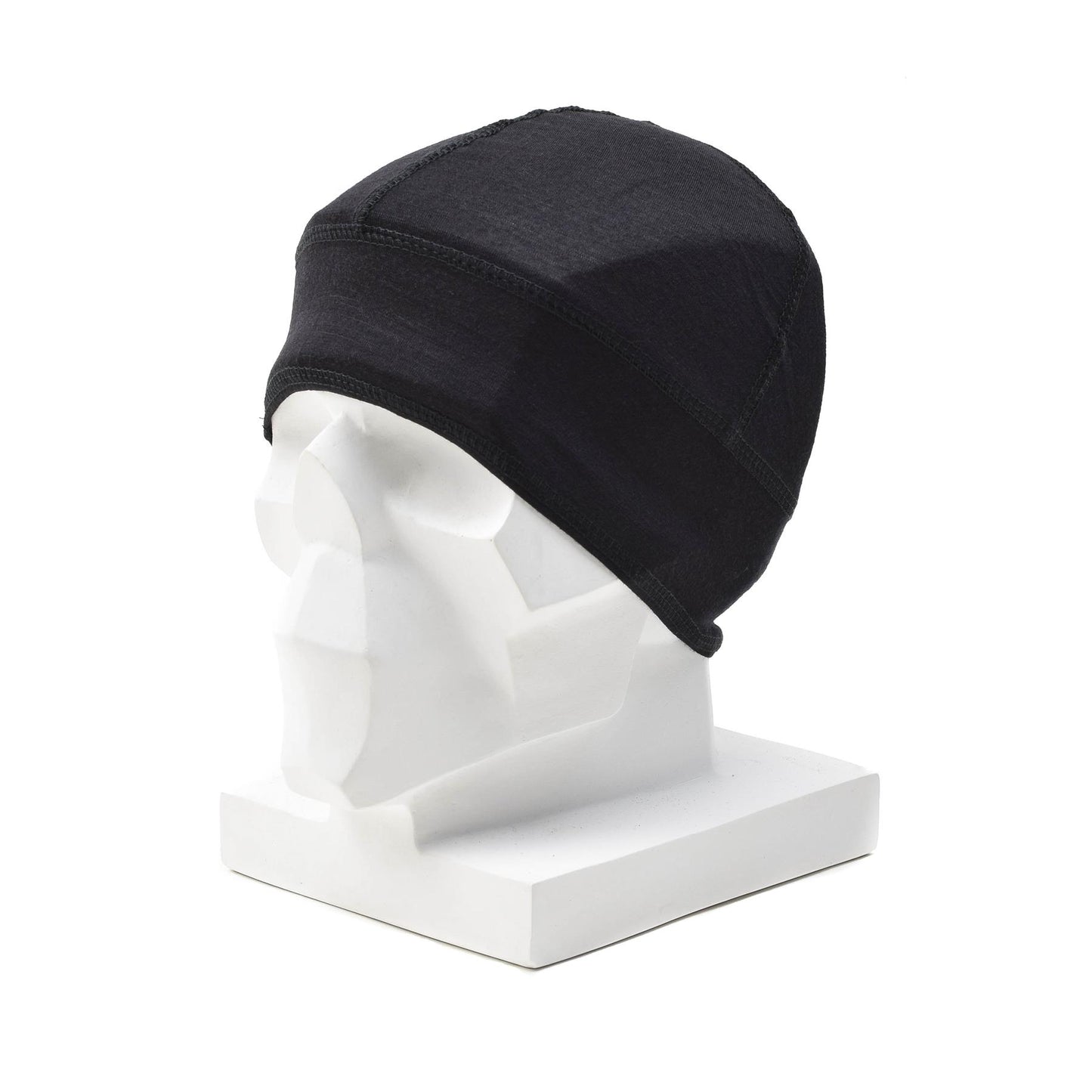 A.Blochl beanie stiliaus merino vilnos kepurė juoda